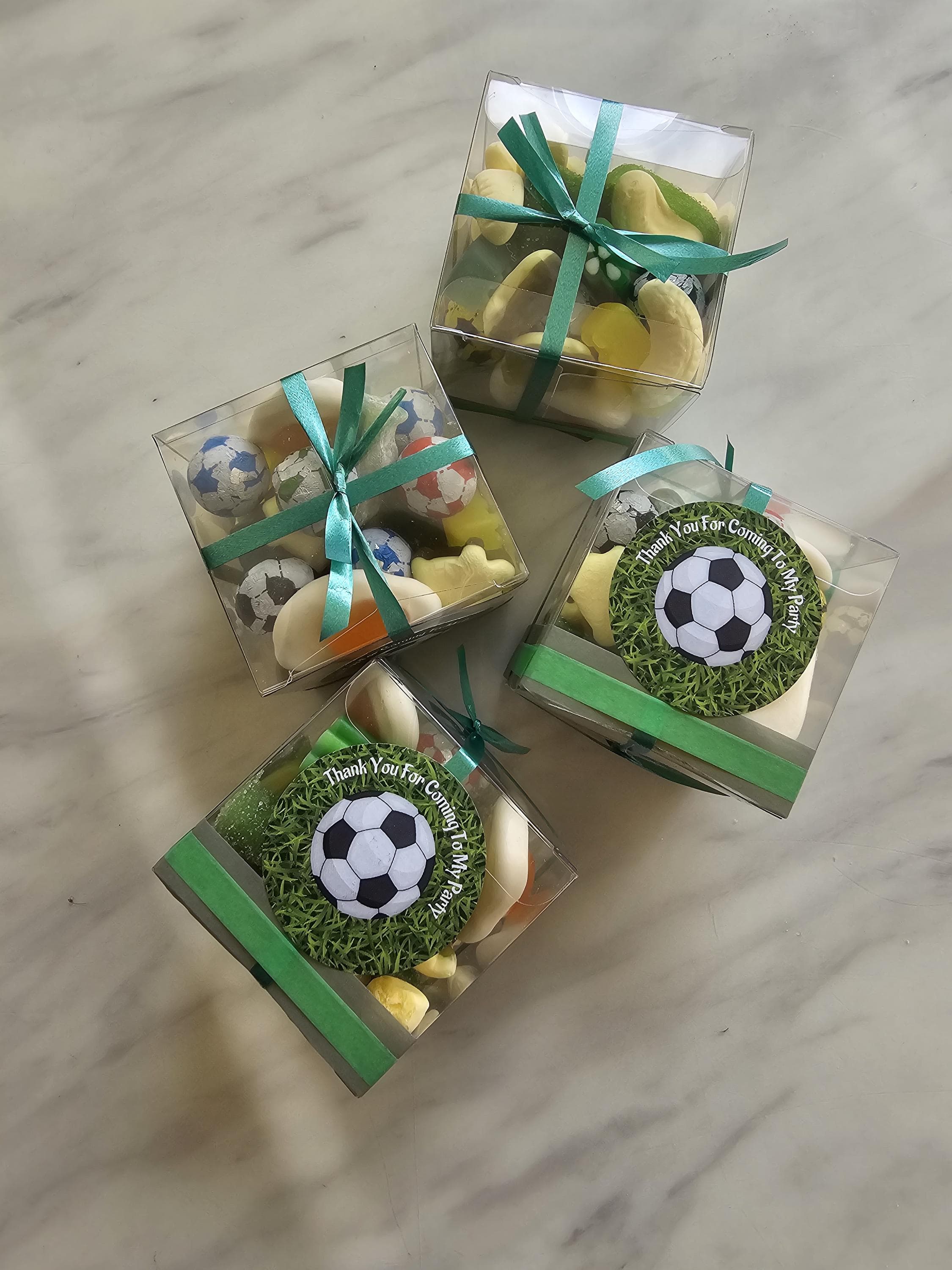 Personalised Football Sweet Box, Kids Birthday Party Favours, Team Colours, Bulk Order - image 5