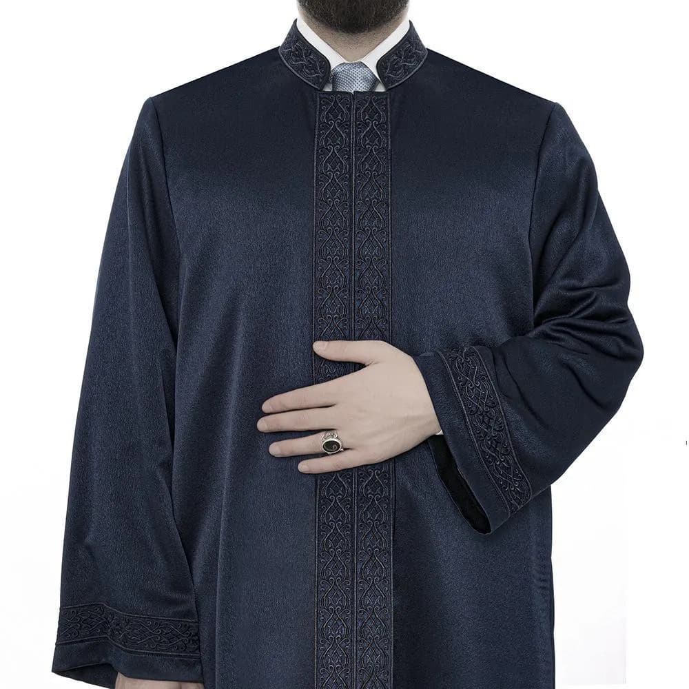 Luxury Muslim Jubba: Islamic Wedding Robe, Long Thobe Jacket for Muslim Men - image 4