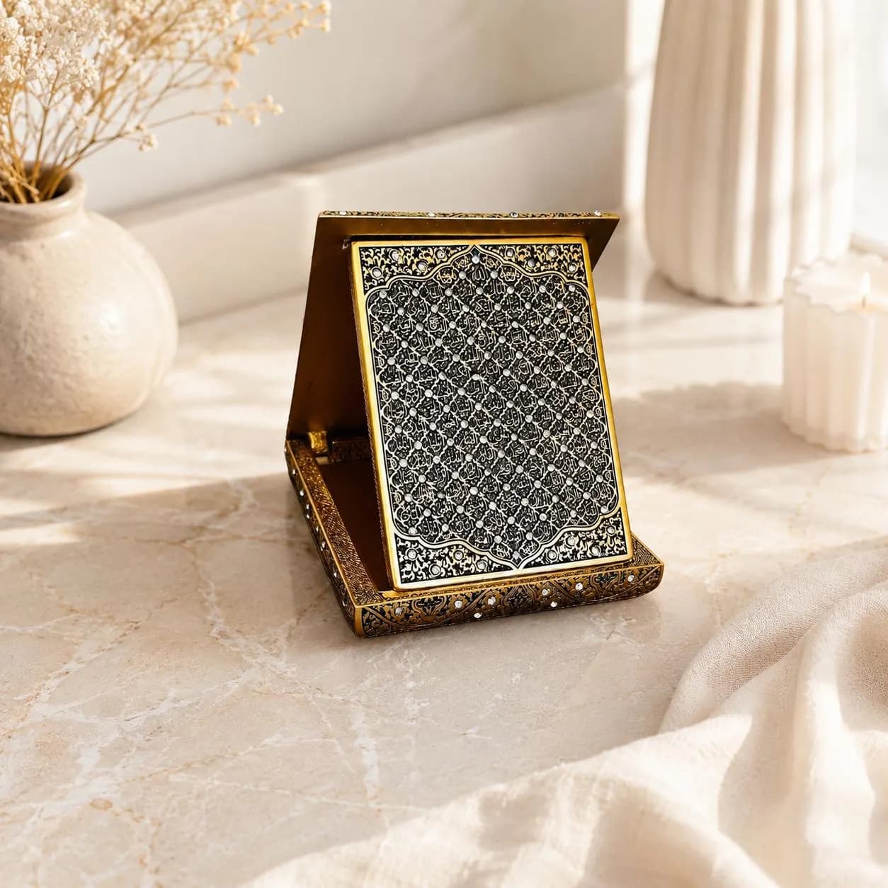 Asmaul Husna Islamic Plaque, 99 Names of Allah Decor, Elegant Crystal Muslim Gift, Eid Ramadan Hajj Graduation Home Decor
