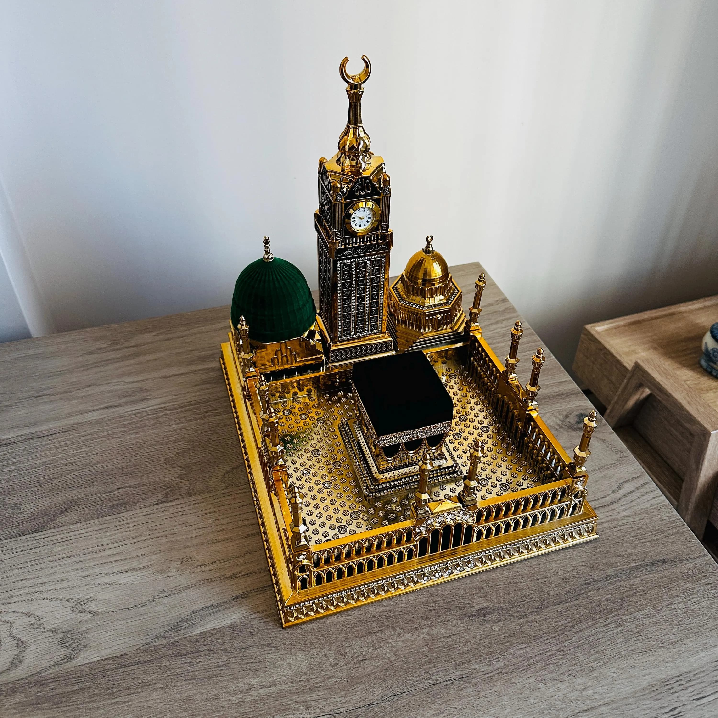 Lux Islamic Decor: Kaaba, Green Dome, Al-Aqsa, Zamzam Clock Tower, Muslim Home Decor