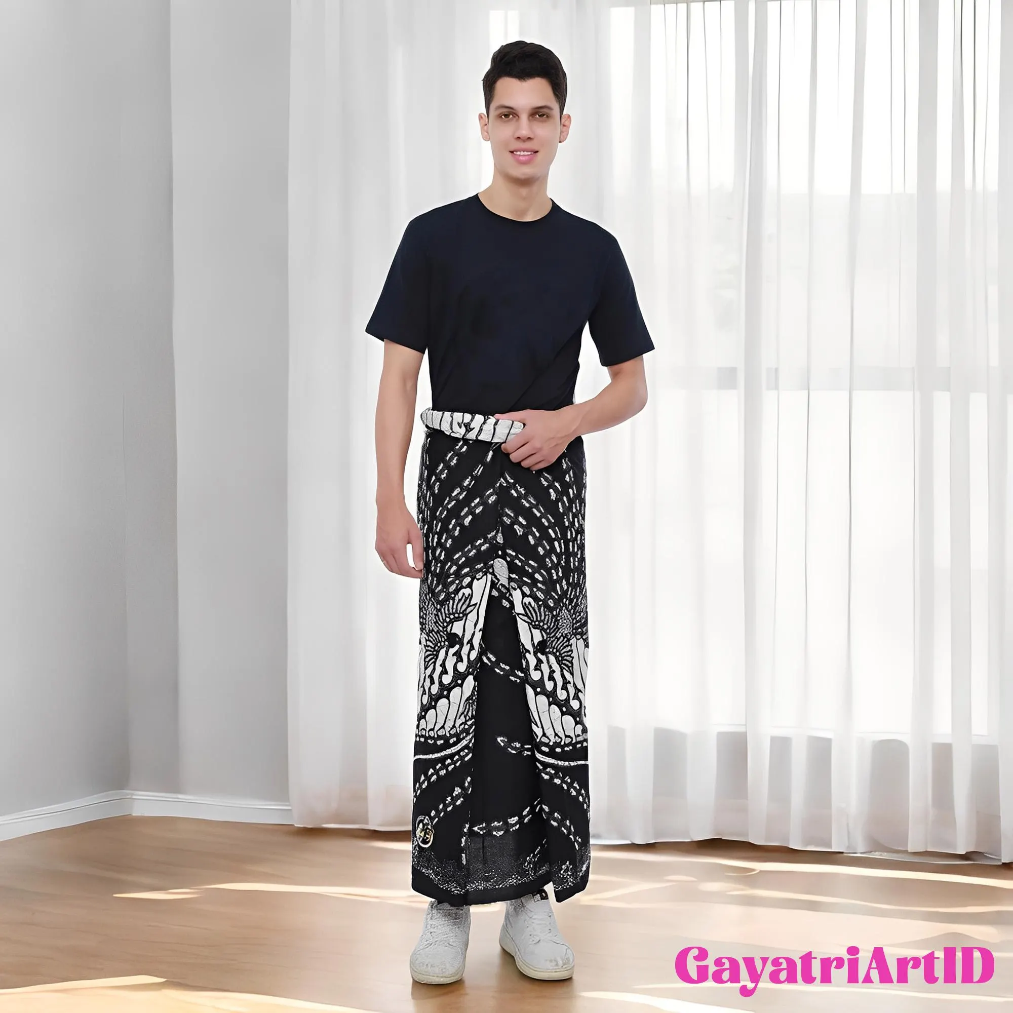 Elegant Batik Sarong for Muslim Men Cotton