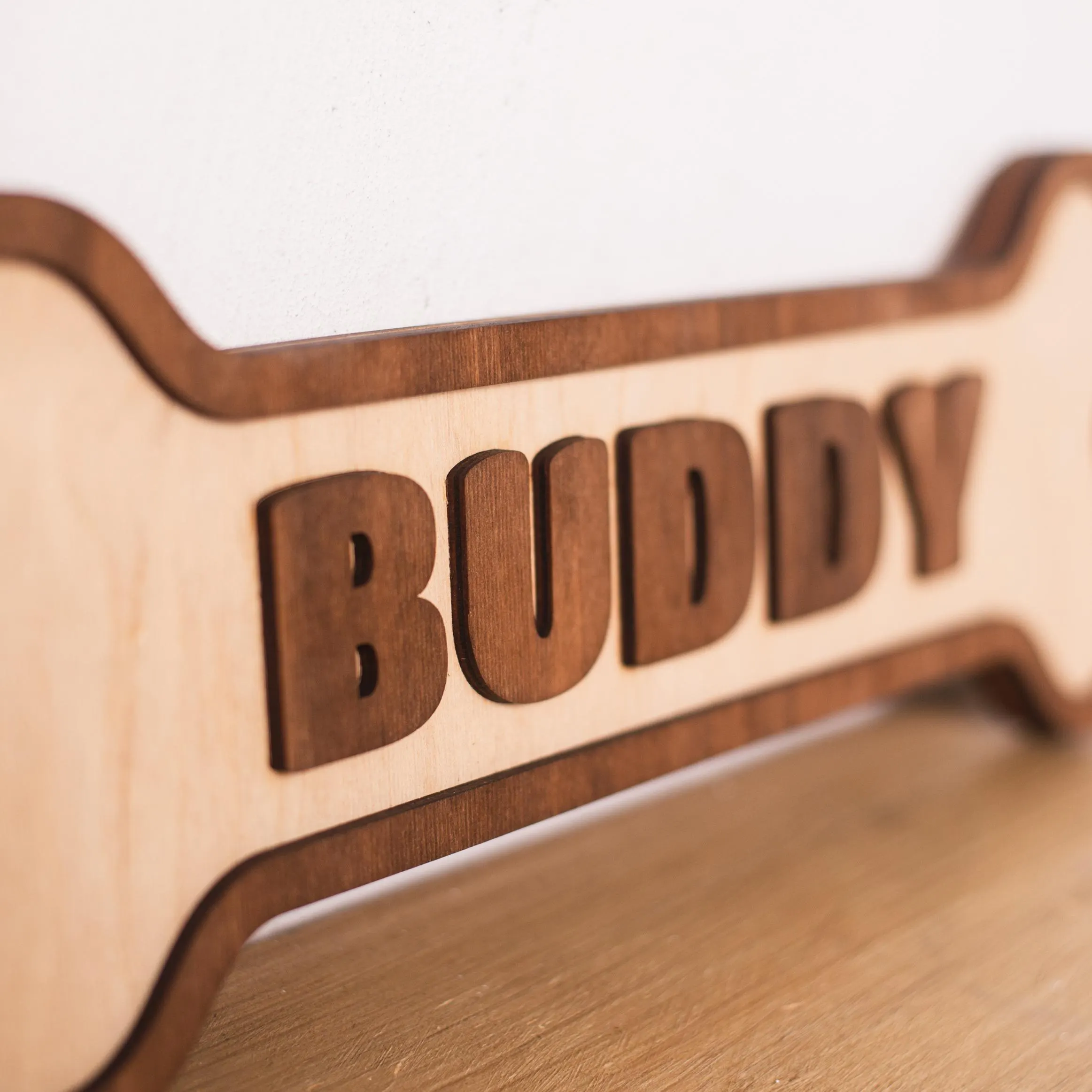 Dog bone name sign, Dog name sign for wall, Dog kennel sign, Dog name plaque, Puppy name sign, Pet name sign, Custom dog name sign - image 4