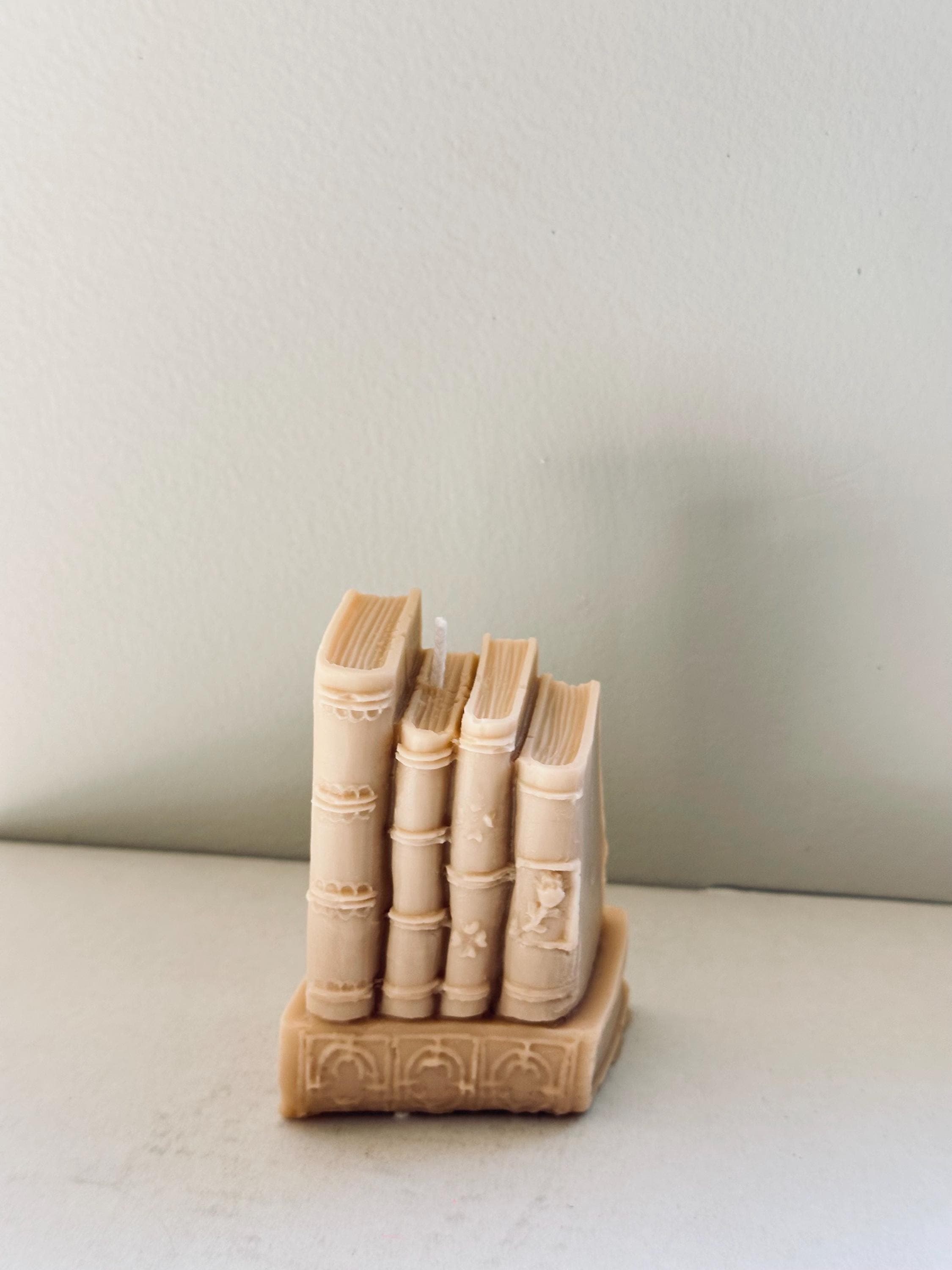Library Candle Decor | Book Lover Gift | Handmade Soy Wax | Reader Candle | Cozy Home Decor - image 3