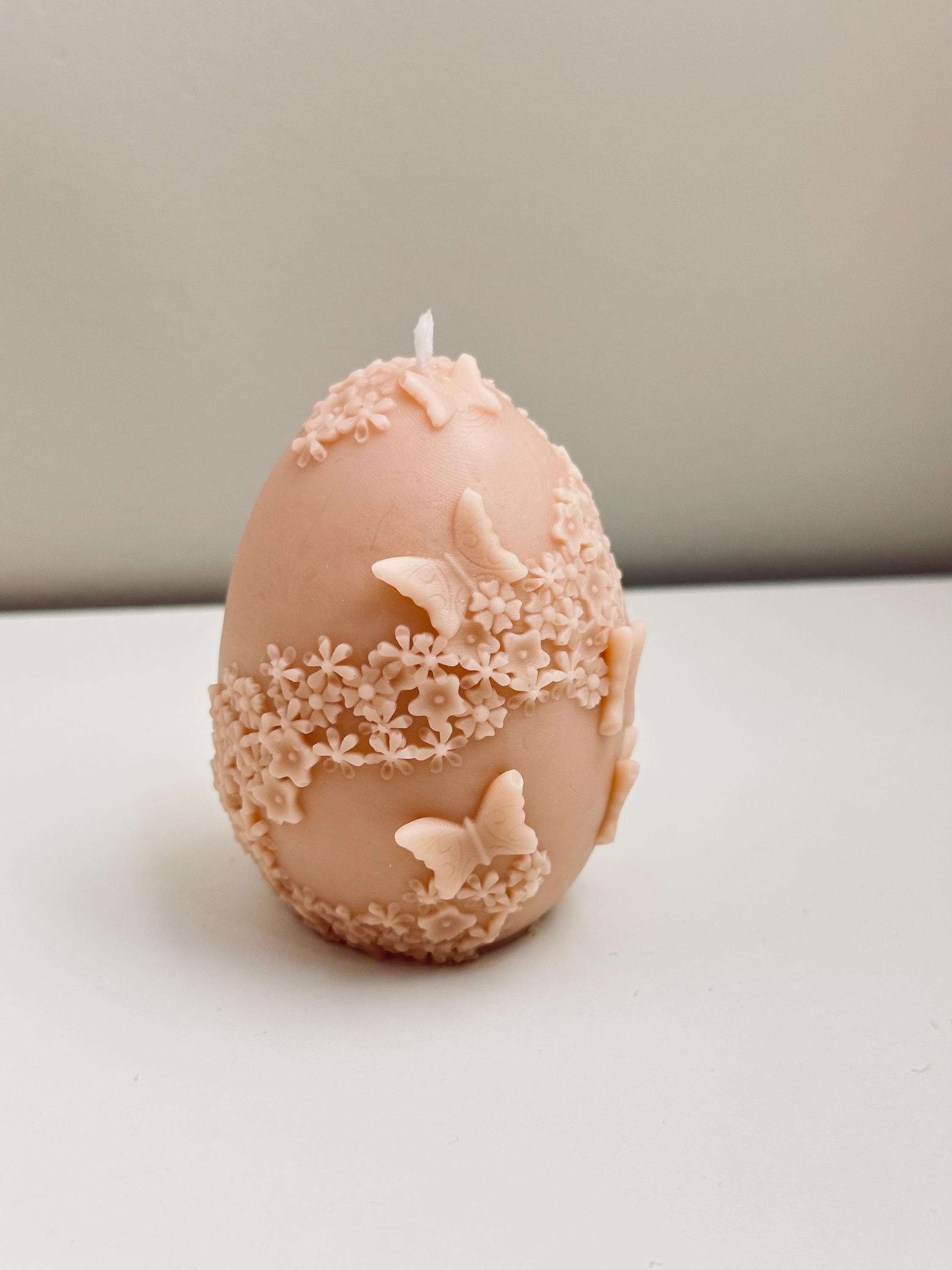Easter Egg Candle | Floral Soy Candle | Spring Decor | Handmade Gift | Easter Decor | Bunny Candle - image 4