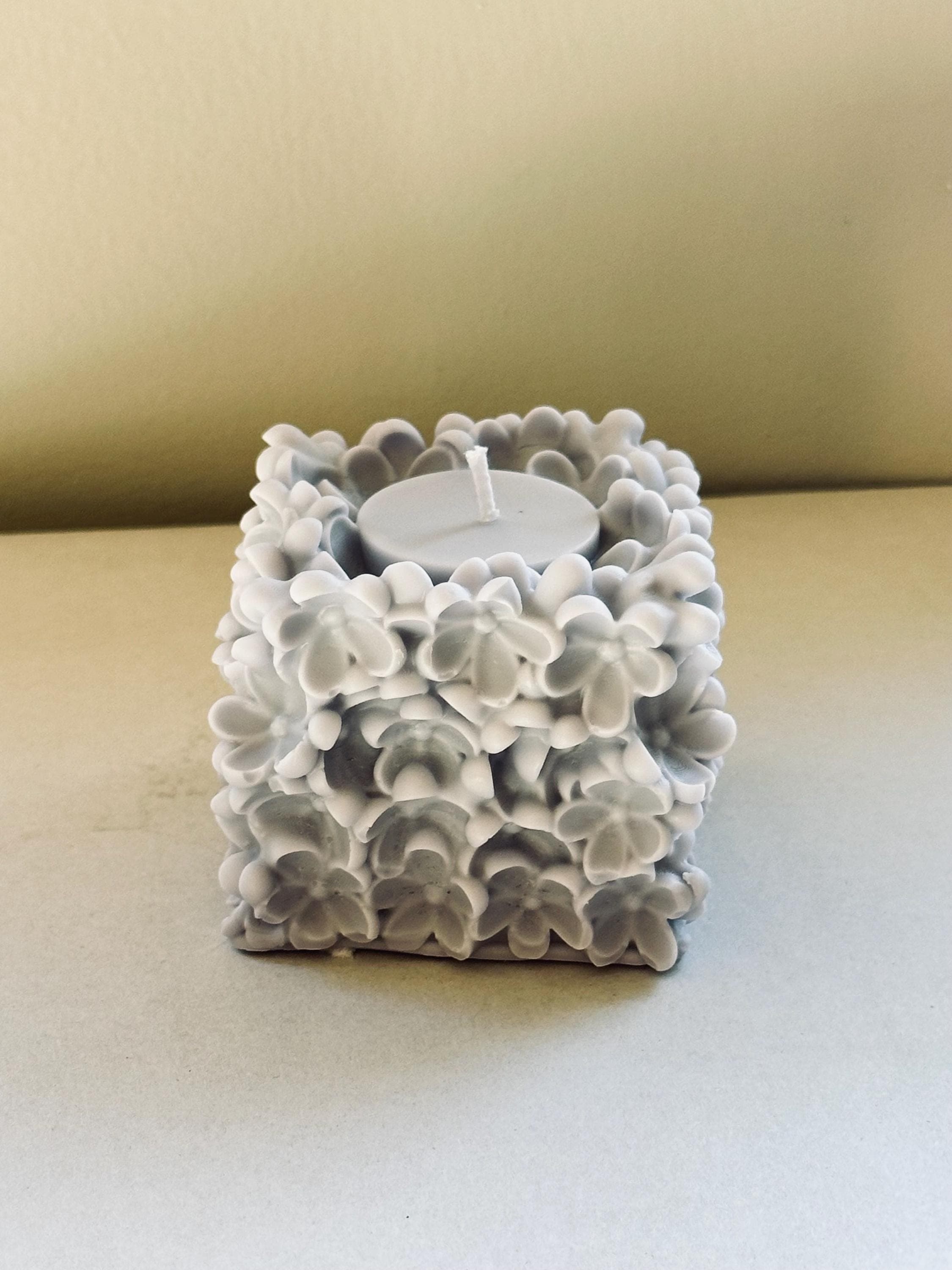 Flower Candle | Handmade Soy Wax Candle | Elegant Flower Candle - image 3