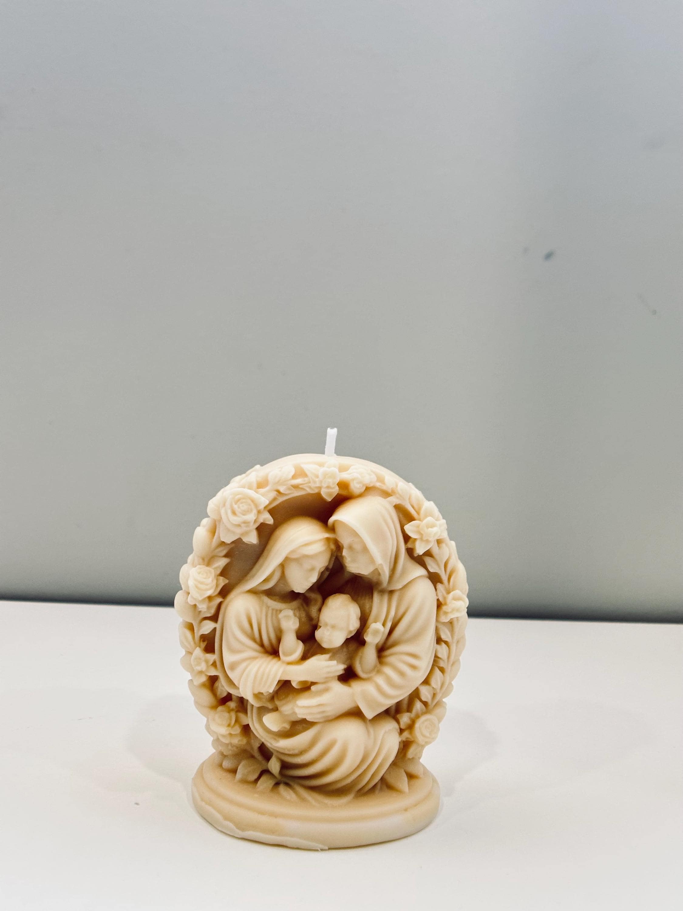 Christian Holy Family Candle | Handmade Soy Wax | Catholic Gift | Church Decor | Prayer Candle - image 5