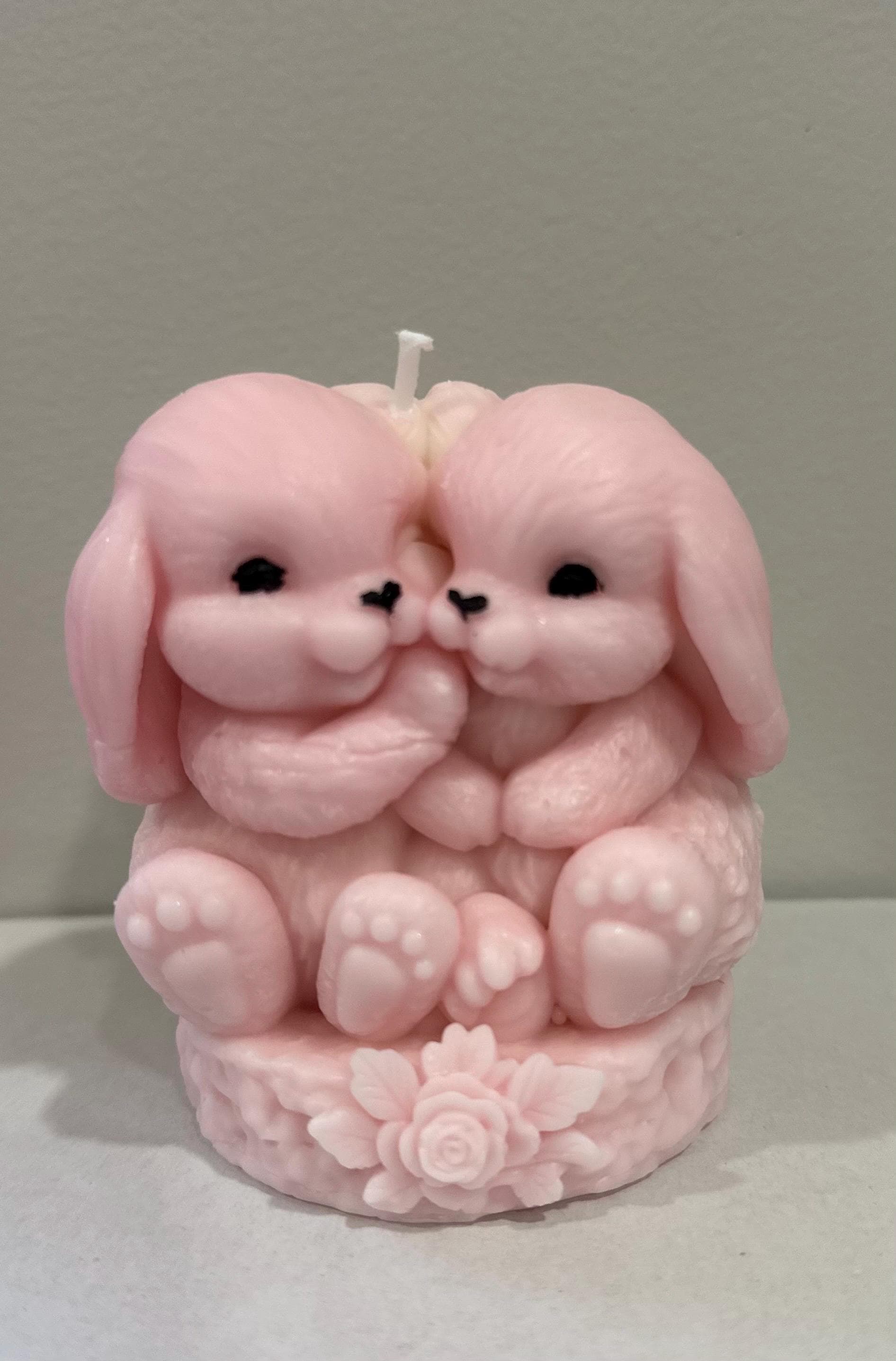Bunny Candle Couple | Easter Gift for Her | Romantic Decor | Baby Shower Gift | Kawaii Candle - image 5
