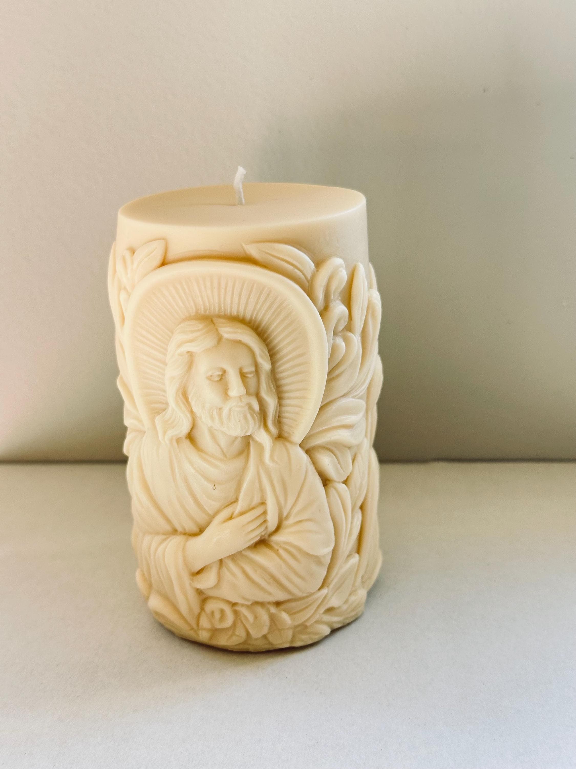 Jesus Prayer Candle | Luxury Christian Gift | Handmade Soy Wax Candle | Spiritual Home Decor - image 5