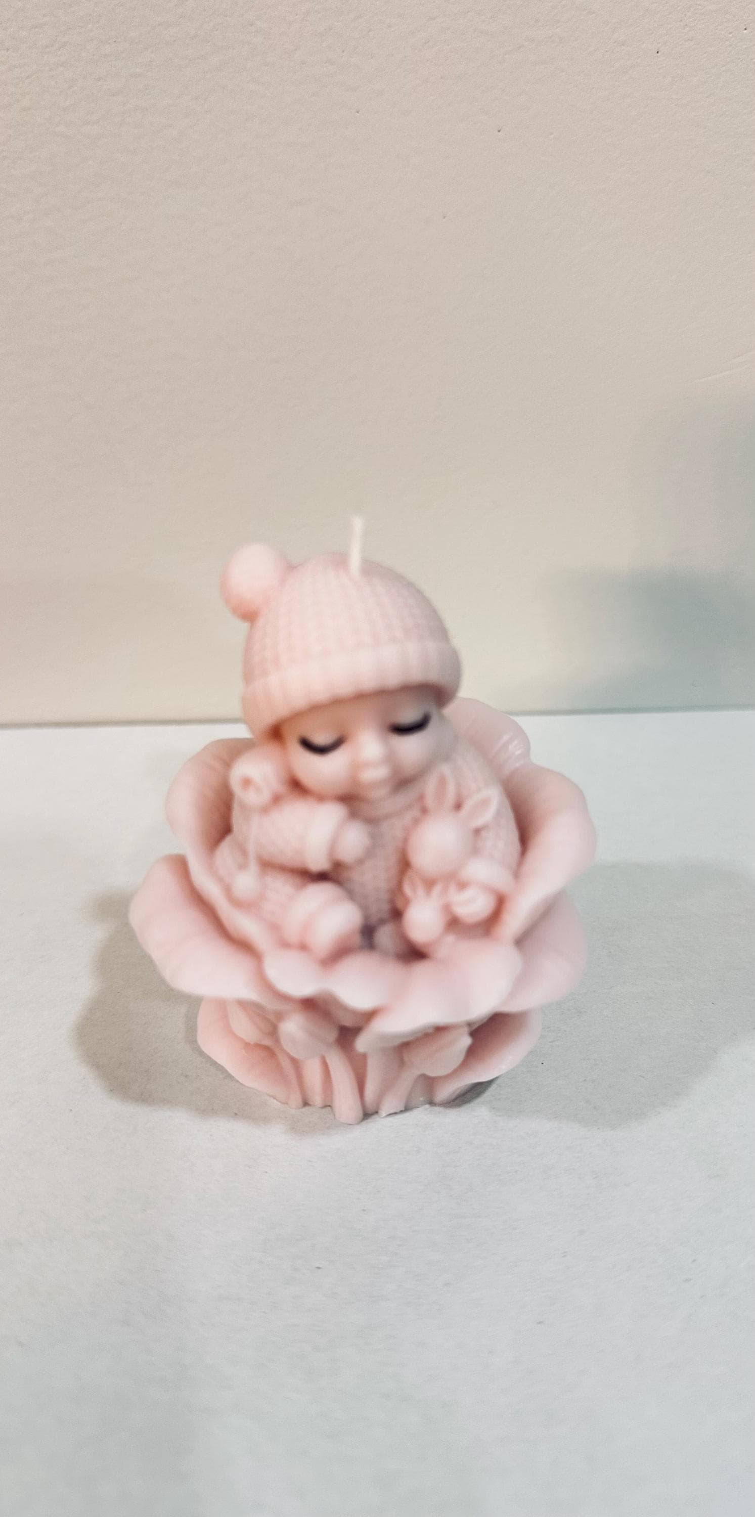 Nursery Bunny Candle | Handmade Soy Wax | Baby Shower Gift | Cute Newborn Decor - image 5