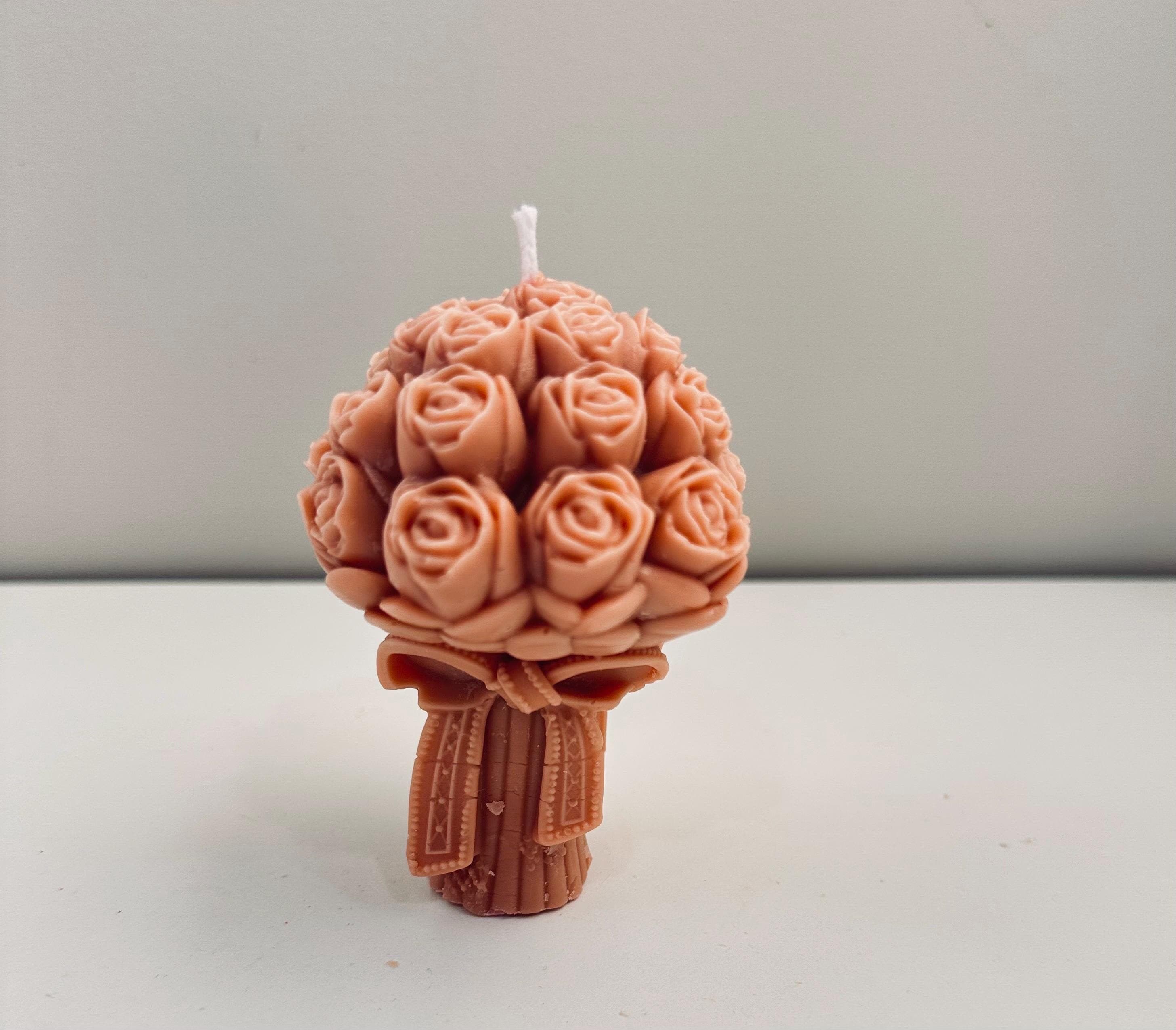 Bouquet Candle | Floral Gift for Her | Romantic Decor | Handmade Soy Candle | Wedding Gift - image 5