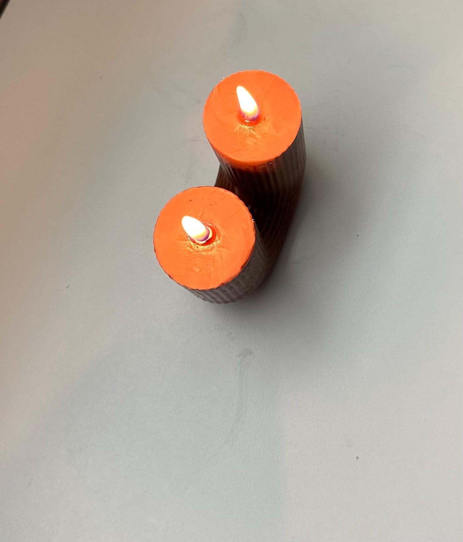 U Shape Scented Soy Candle | Double Wick Sculptural Candle | Handmade Modern Candle | Minimalist Home Decor - image 3