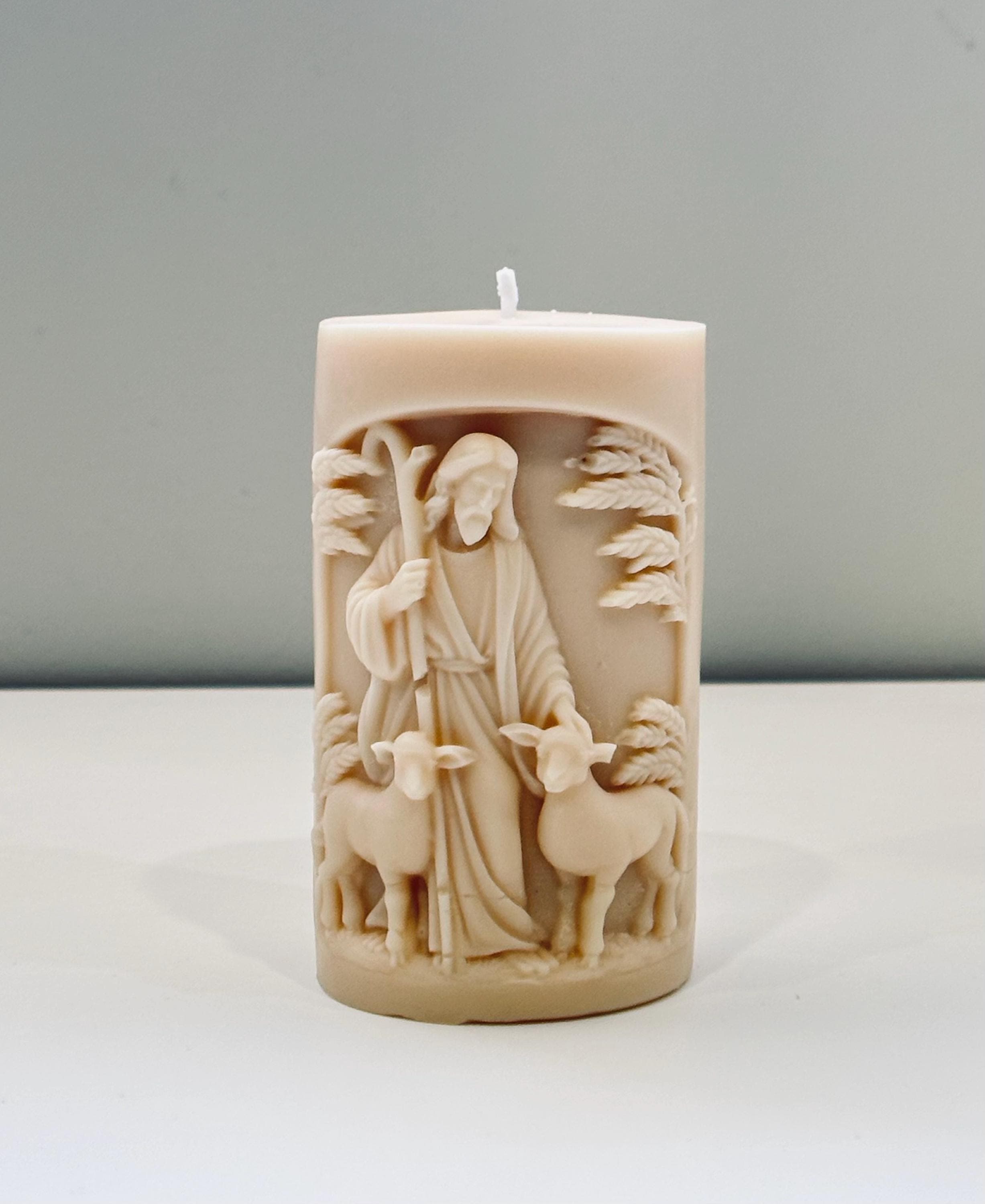 Jesus Candle | Catholic Prayer Candle | Religious Home Decor | Catholic Gift - image 3