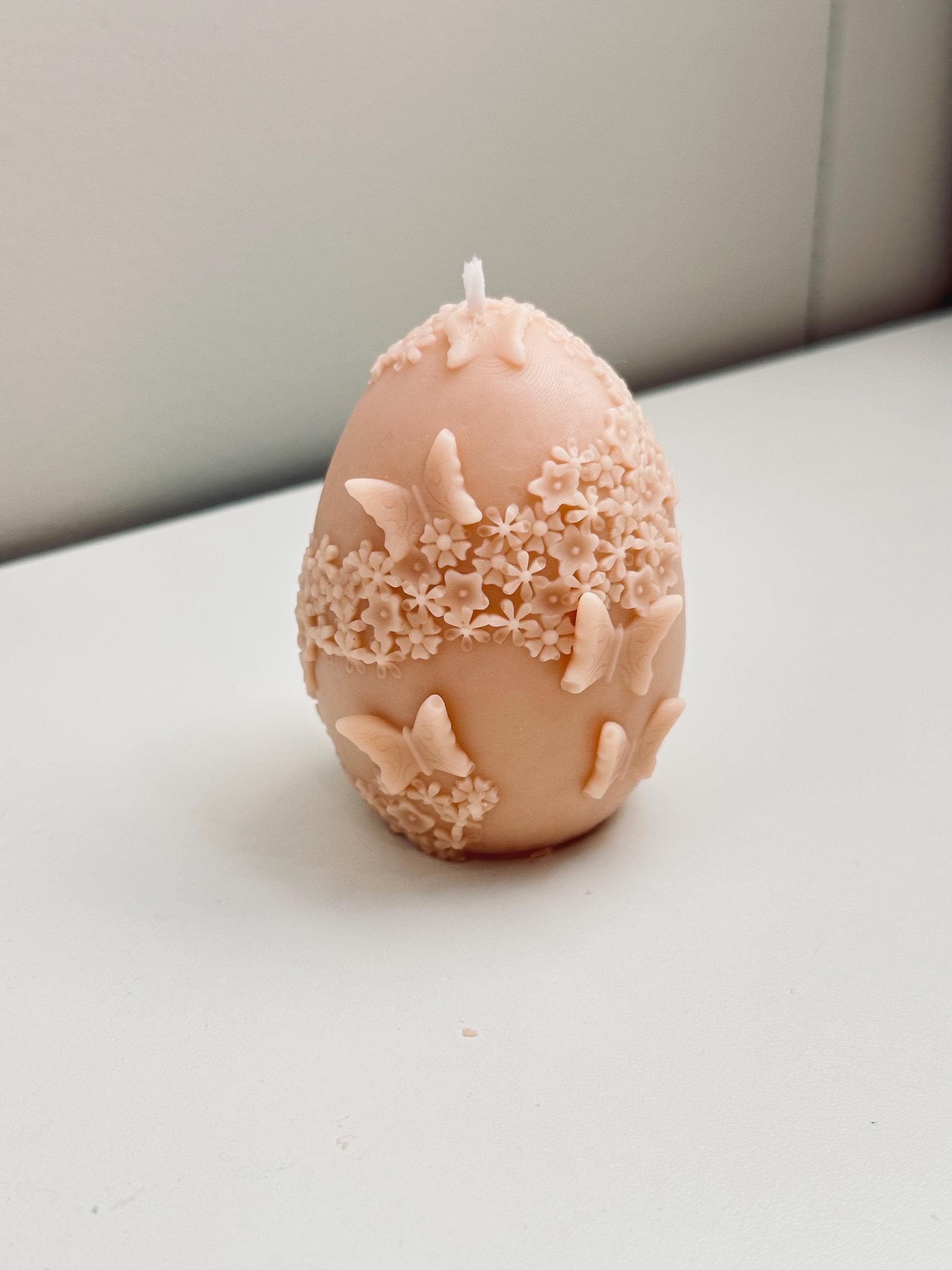 Easter Egg Candle | Floral Soy Candle | Spring Decor | Handmade Gift | Easter Decor | Bunny Candle - image 3