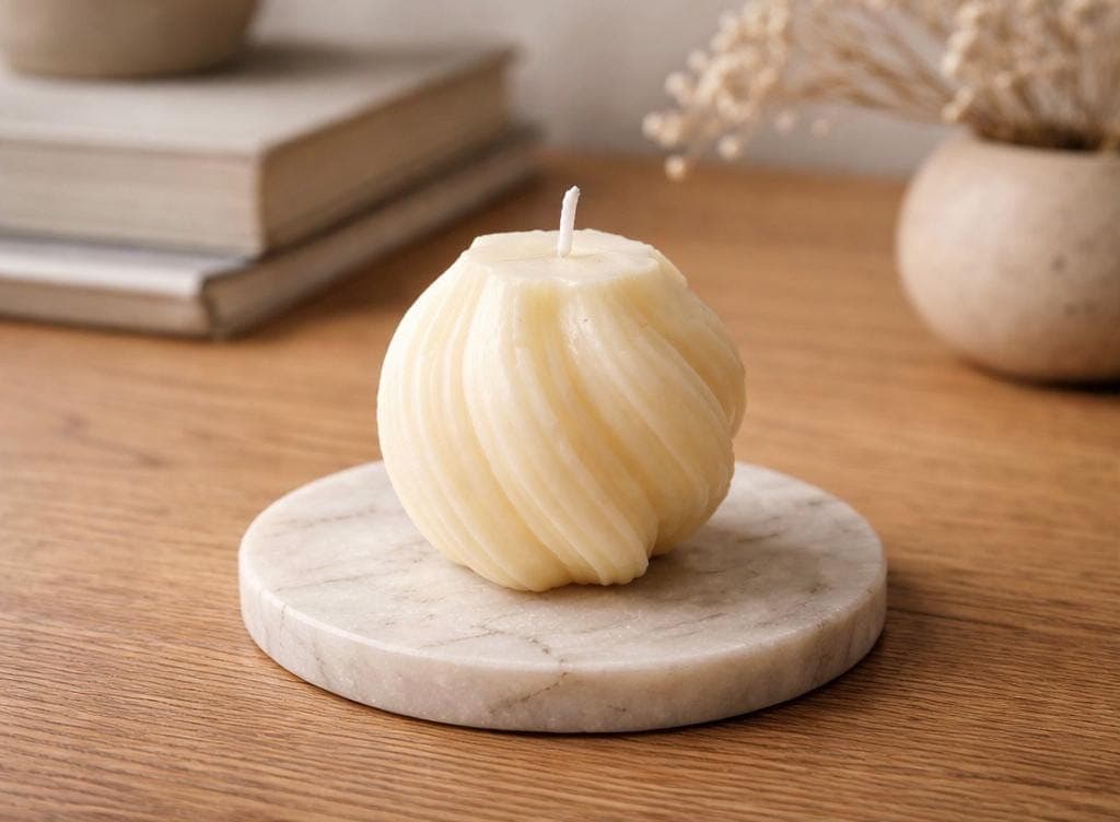 Heart Candle | Romantic Gift for Her | Handmade Soy Candle | Minimalist Decor