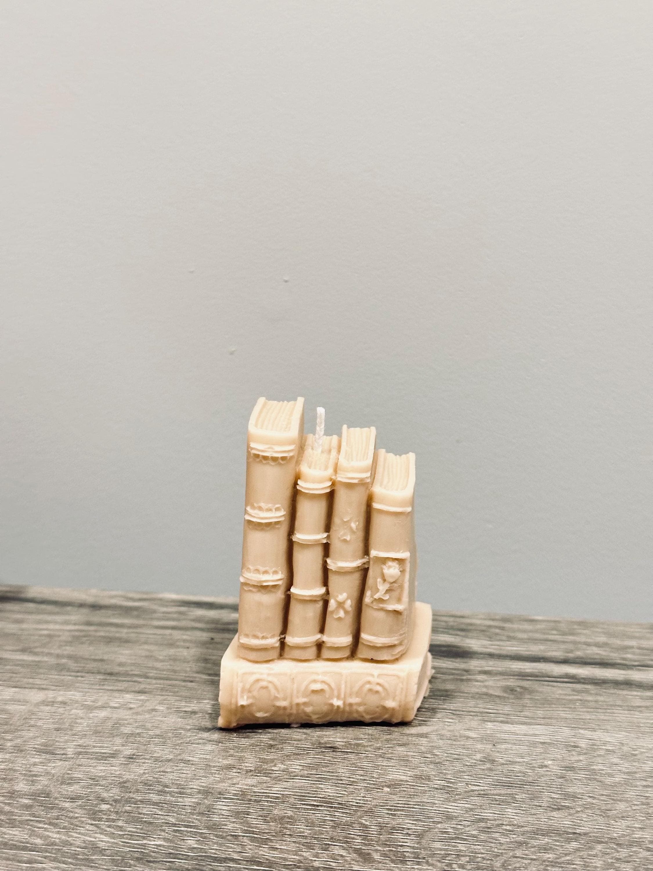 Library Candle Decor | Book Lover Gift | Handmade Soy Wax | Reader Candle | Cozy Home Decor - image 5