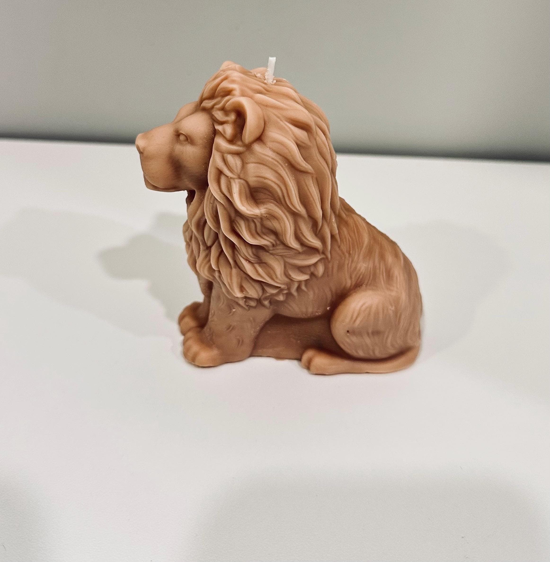 Lion Figure Candle | Scented Soy Candle | Animal Decor | Unique Home Accent | Gift - image 5