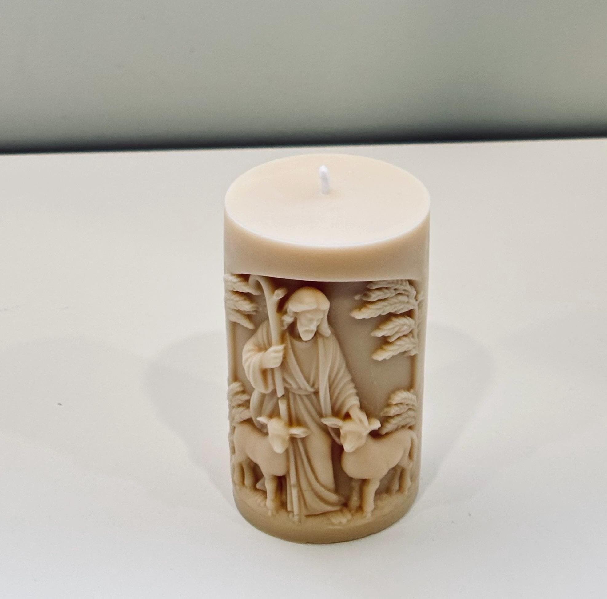 Jesus Candle | Catholic Prayer Candle | Religious Home Decor | Catholic Gift - image 5