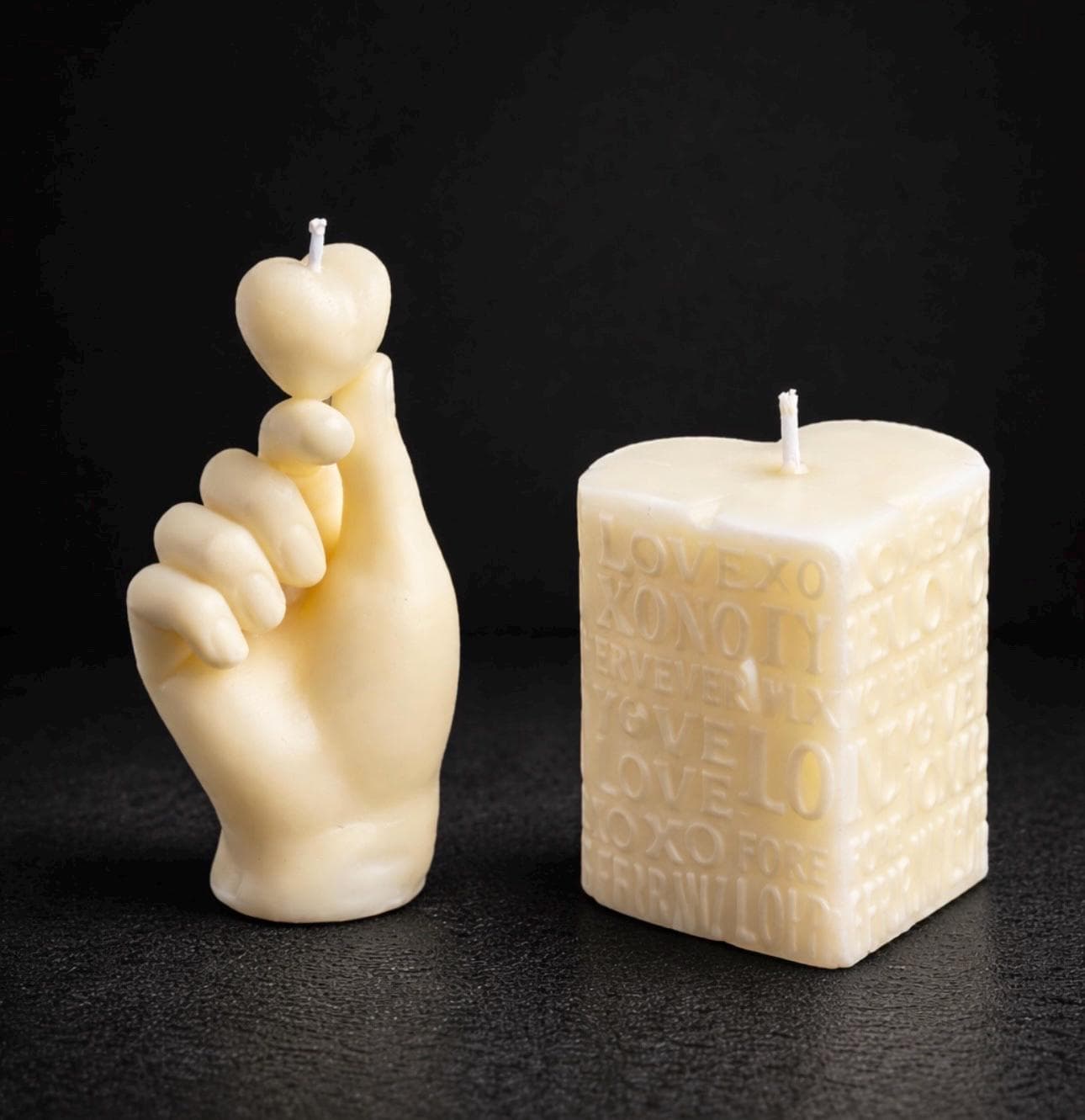 Handmade Heart  Soy Candle Love Hand Candle Valentine’s Day Gift Candle Gift for Her - image 4