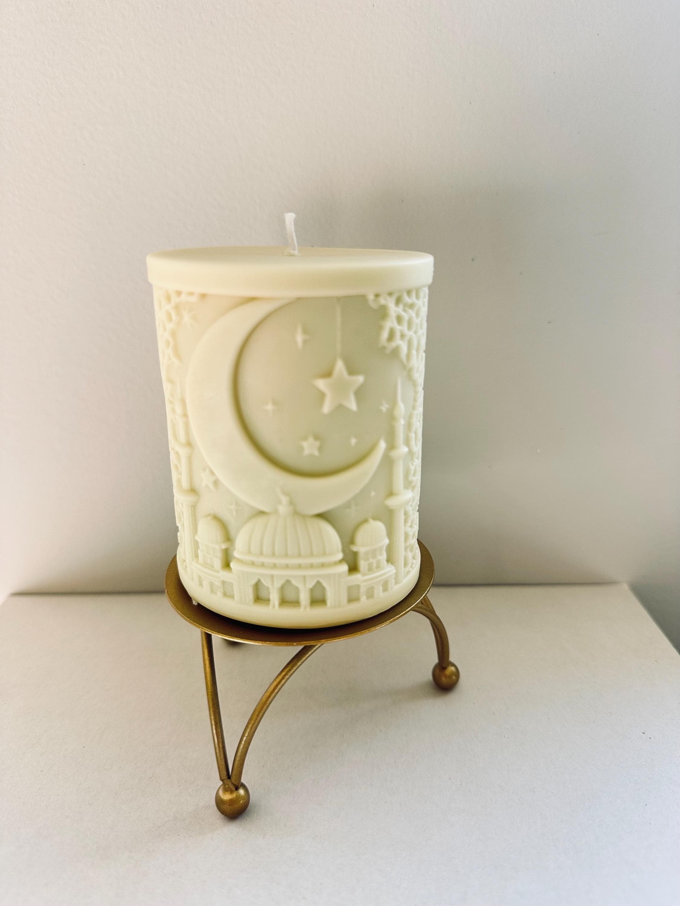 Moon Mosque Candle | Islamic Gift | Handmade Soy Wax Candle | Ramadan & Eid Decor | Home Accent - image 4