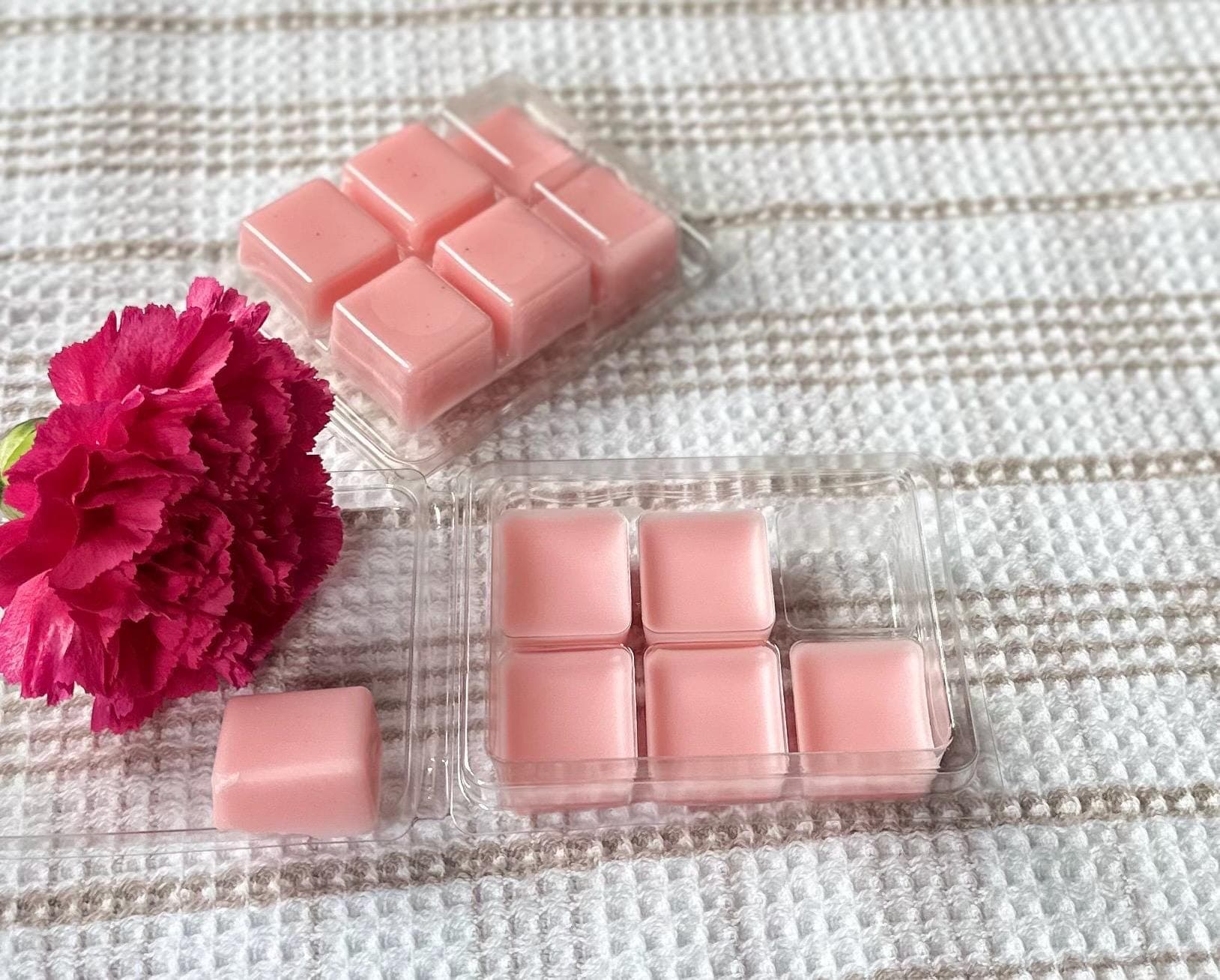 Rose Wax Melts | Blush Soy Wax Melts | Hand Poured | Romantic Scent | Home Fragrance - image 3