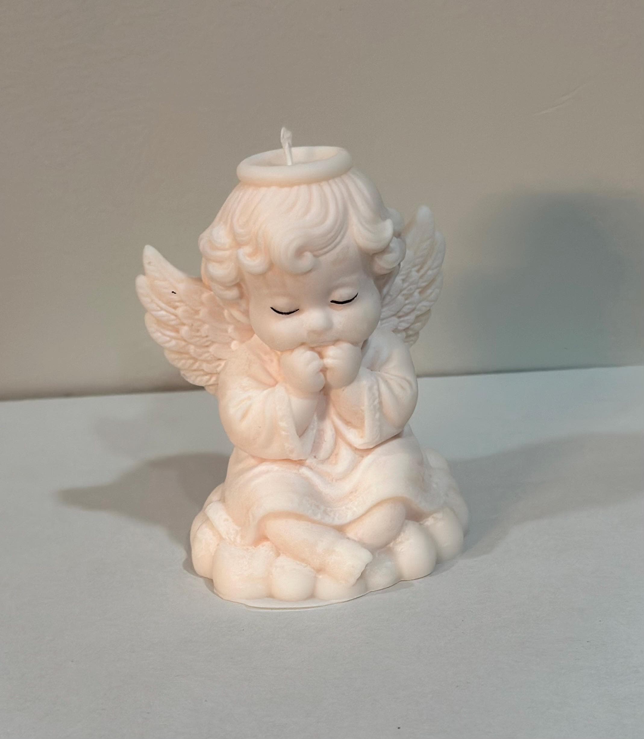 Angel Prayer Candle | Soy Wax Handmade | Memorial Gift | Sympathy Gift | Religious Decor - image 5