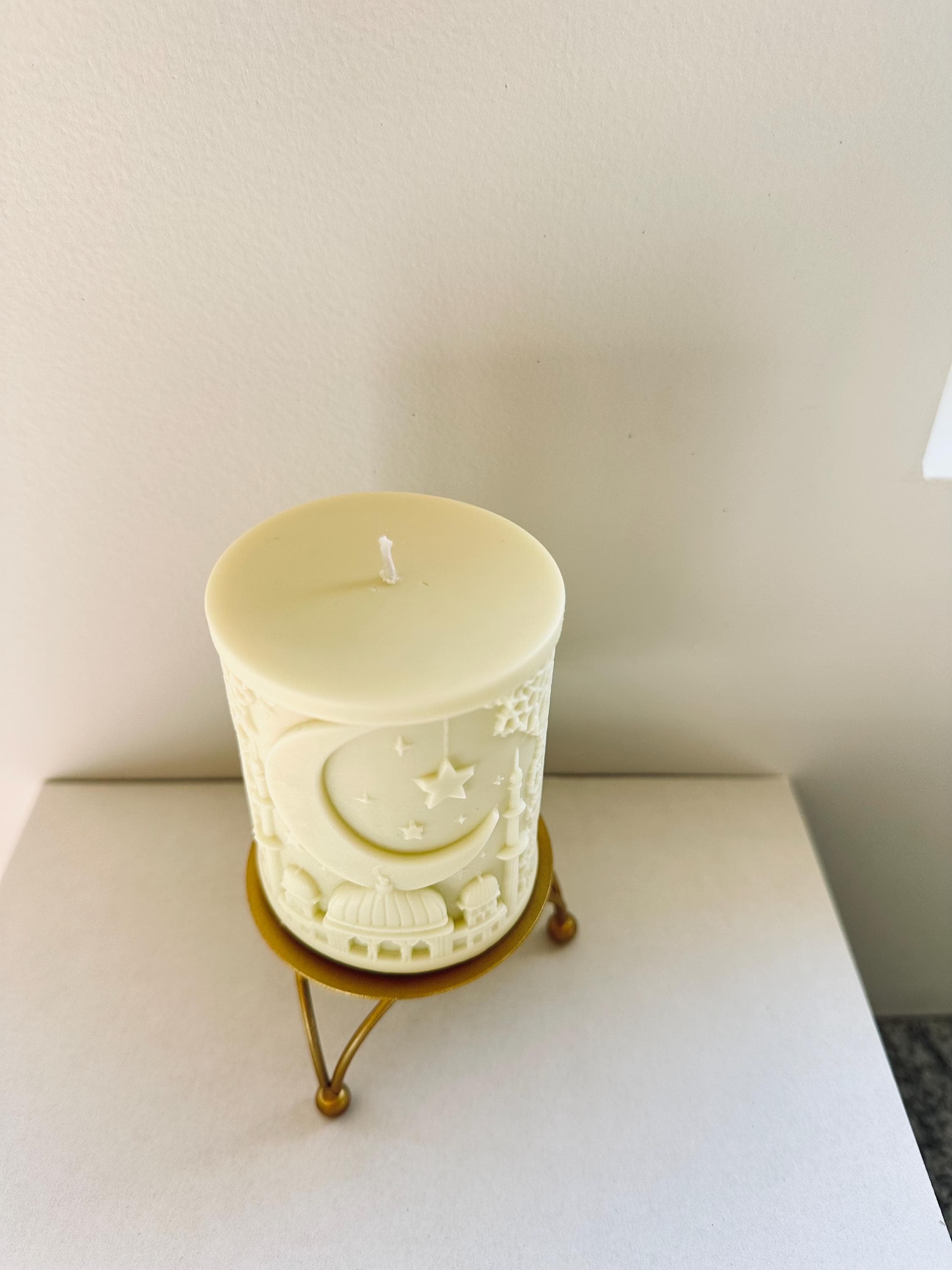 Moon Mosque Candle | Islamic Gift | Handmade Soy Wax Candle | Ramadan & Eid Decor | Home Accent - image 5