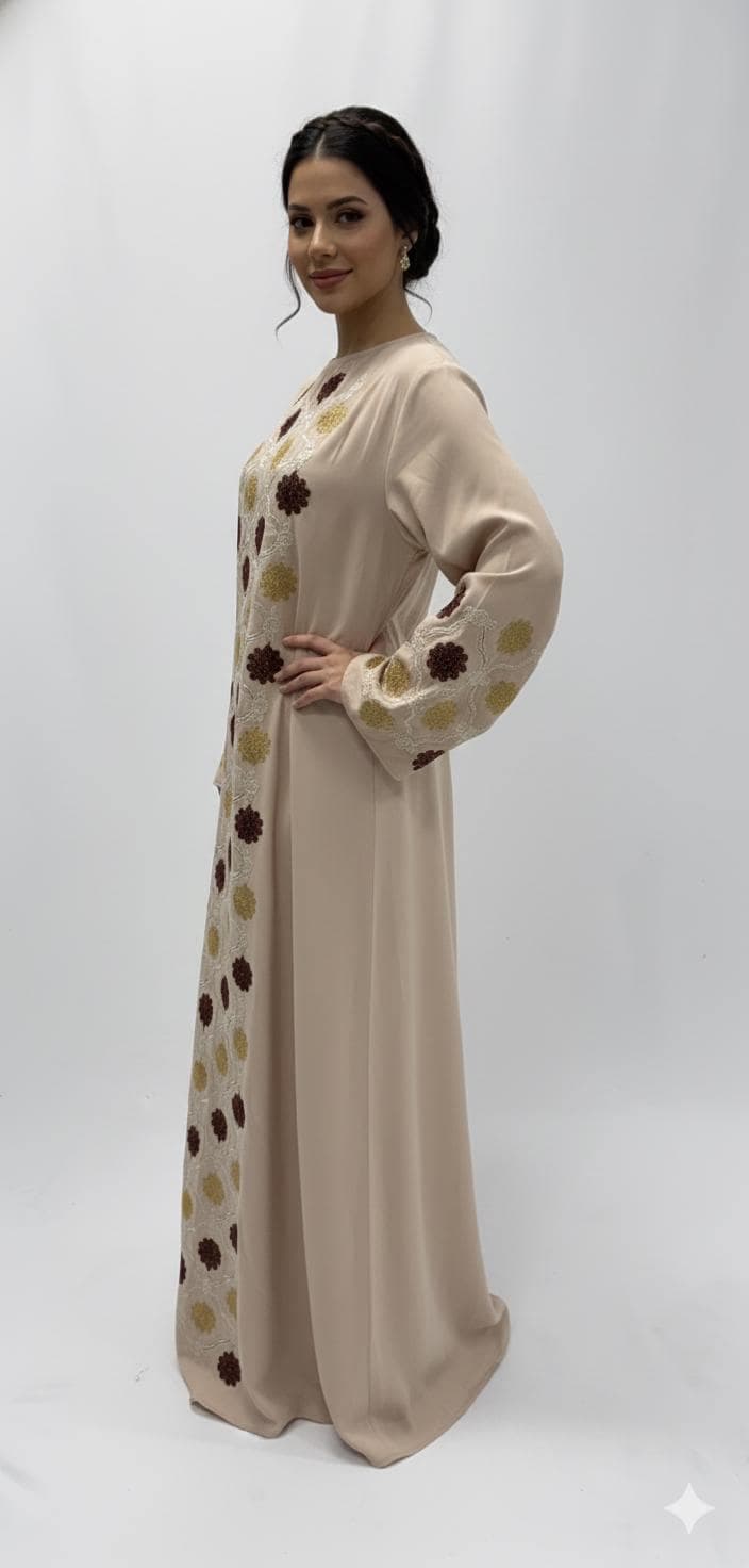 Embroidered Jalabiya Women Dress - image 5