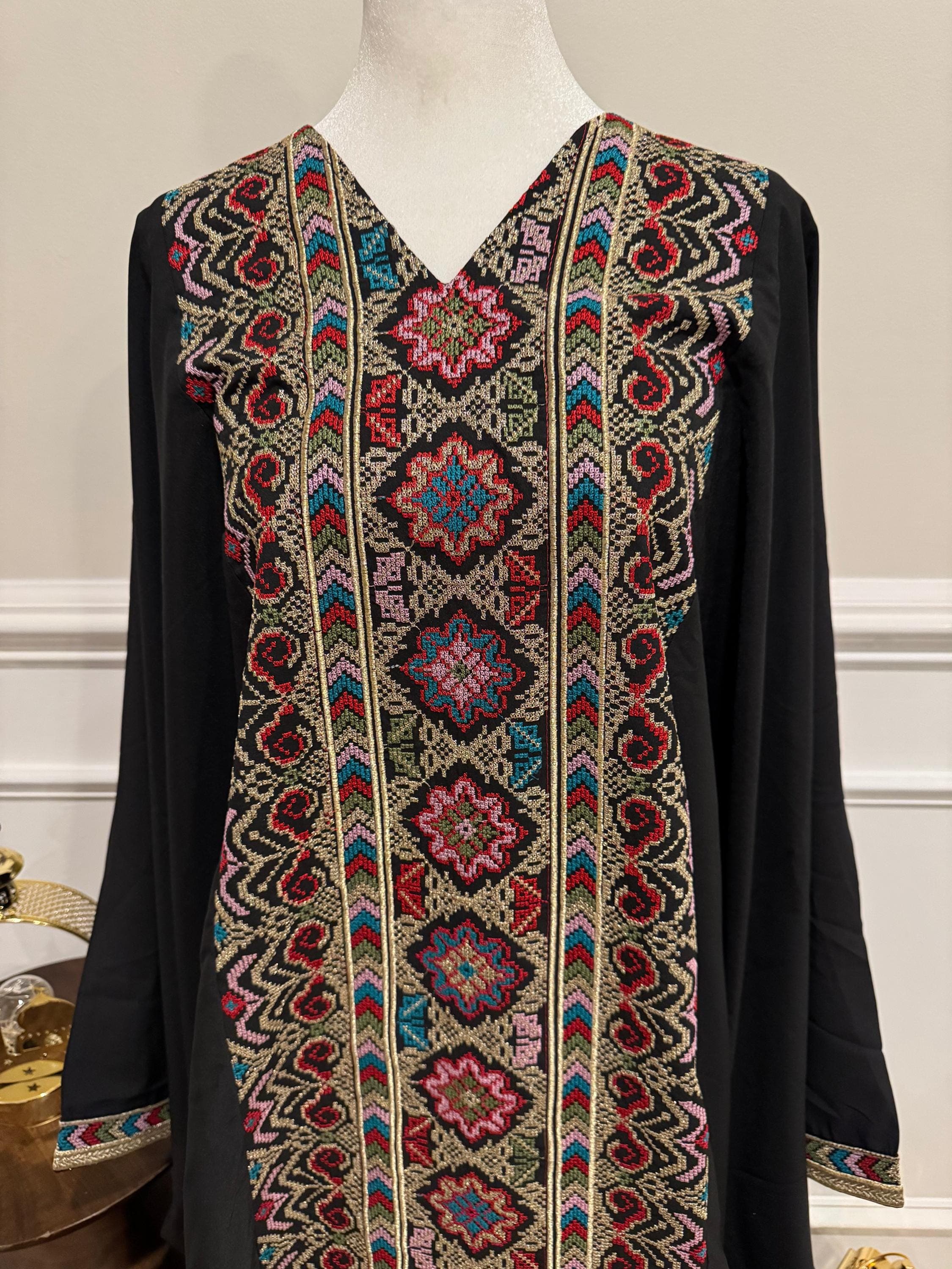 Embroidered Butterfly Dress - image 5