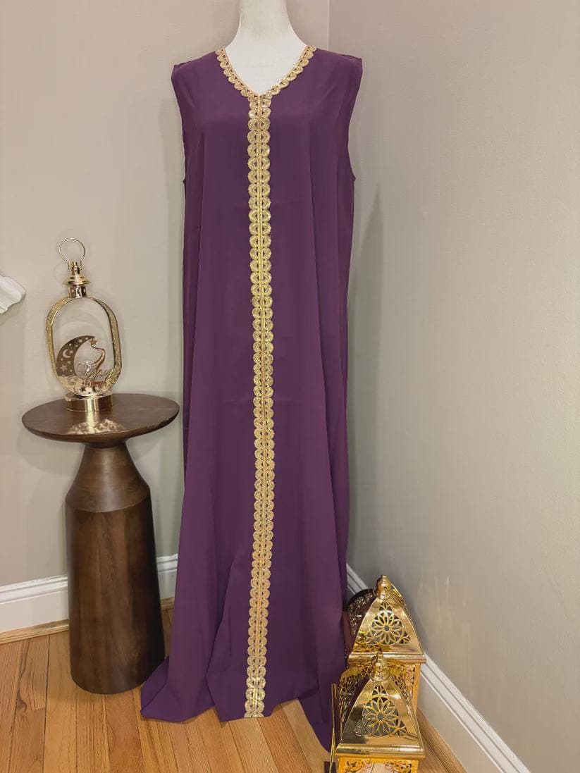 Abaya or Kaftan Set 2 Piece with belt - image 4