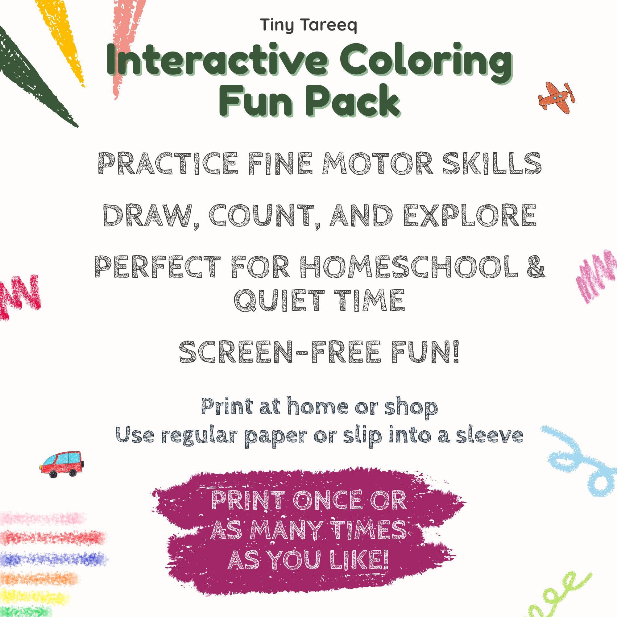 Vehicle Coloring Book for Kids: Transport Activity Pack (Printable PDF) Ages 3-7 - image 5