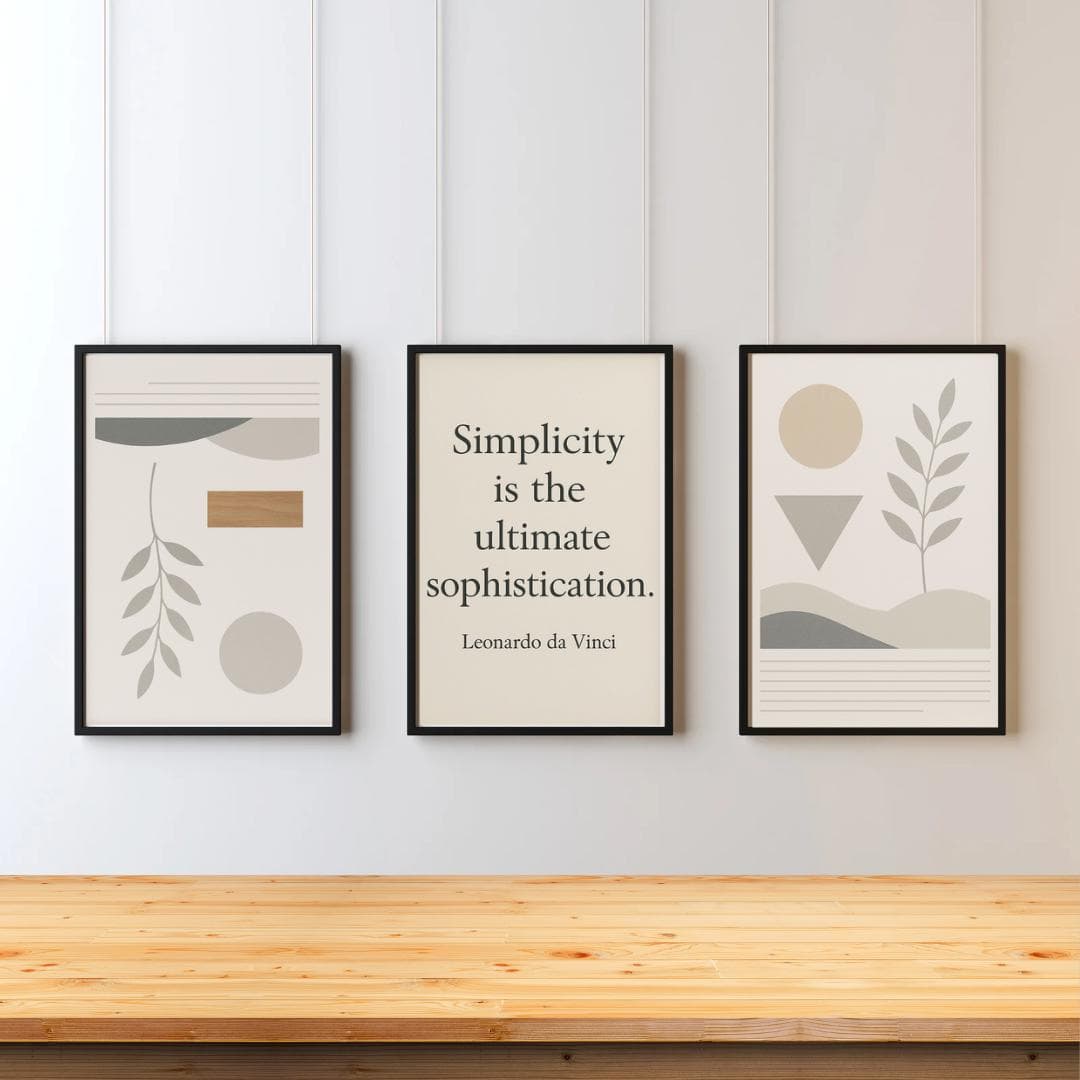 Set of 3 Scandinavian Prints for a Calm, Modern Home - image 3