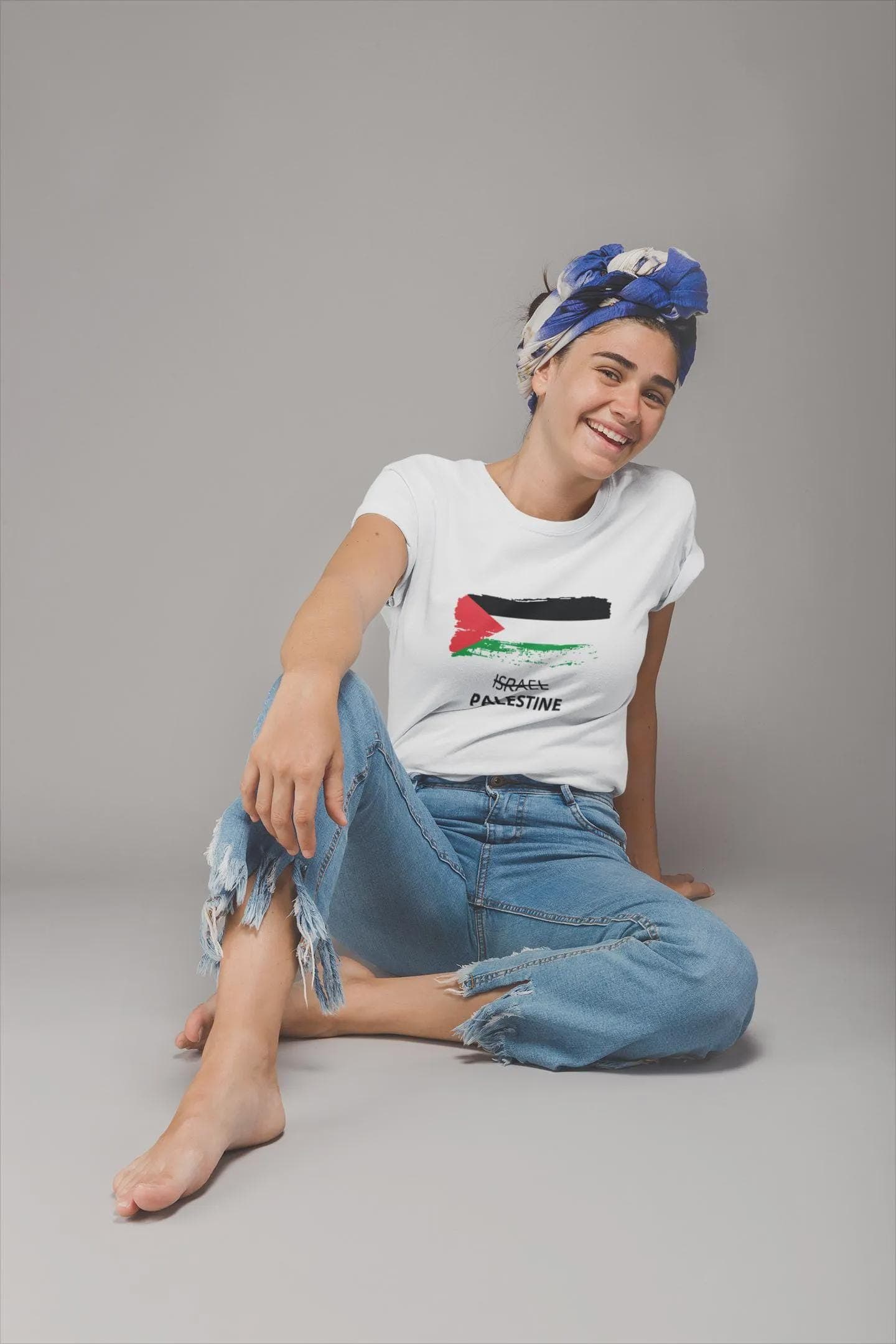 Free Palestine T-Shirt , Pro Palestine Shirt Unisex, Human Rights Activist Tee, white Black Grey Blue, Justice for Palestine, Free Ship,Gaza - image 4