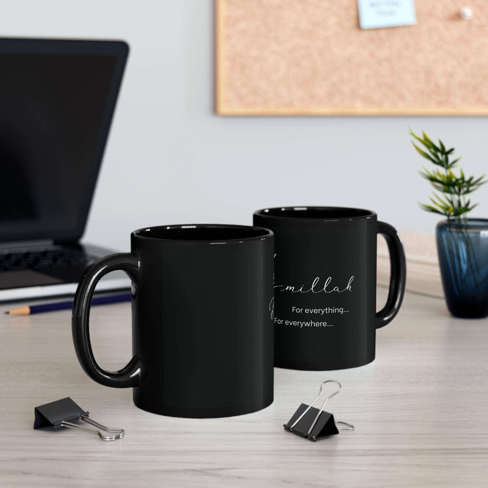 Say Bismillah Black Mug, Islamic Gift , 11oz & 15oz , Free Shipping , Muslim Coffee Cup, Ramadan Eid Gift, Mug design - image 4