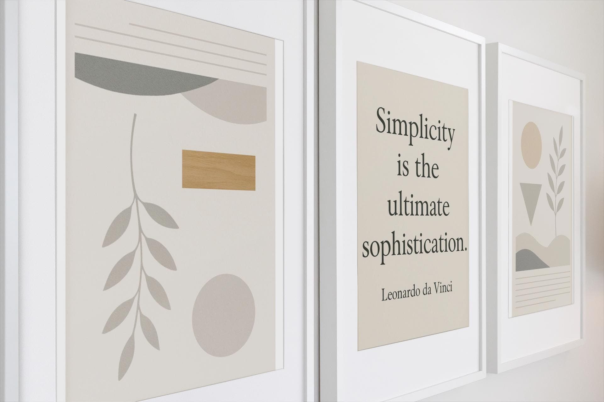 Set of 3 Scandinavian Prints for a Calm, Modern Home - image 4