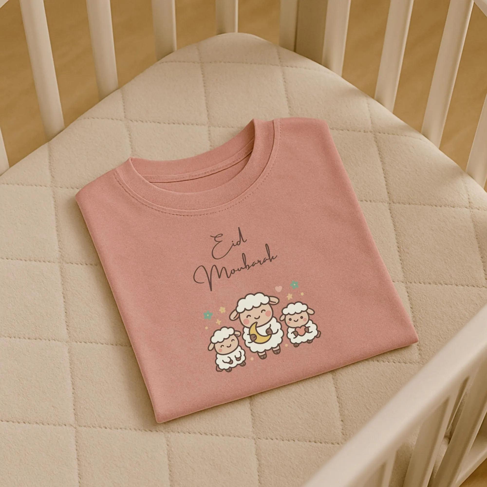 Eid Mubarak Baby T-Shirt, My First Eid Outfit ,Muslim Baby Clothes ,Islamic Baby Gift ,Cute Eid Shirt for Newborns / Toddlers, Free shipping - image 5