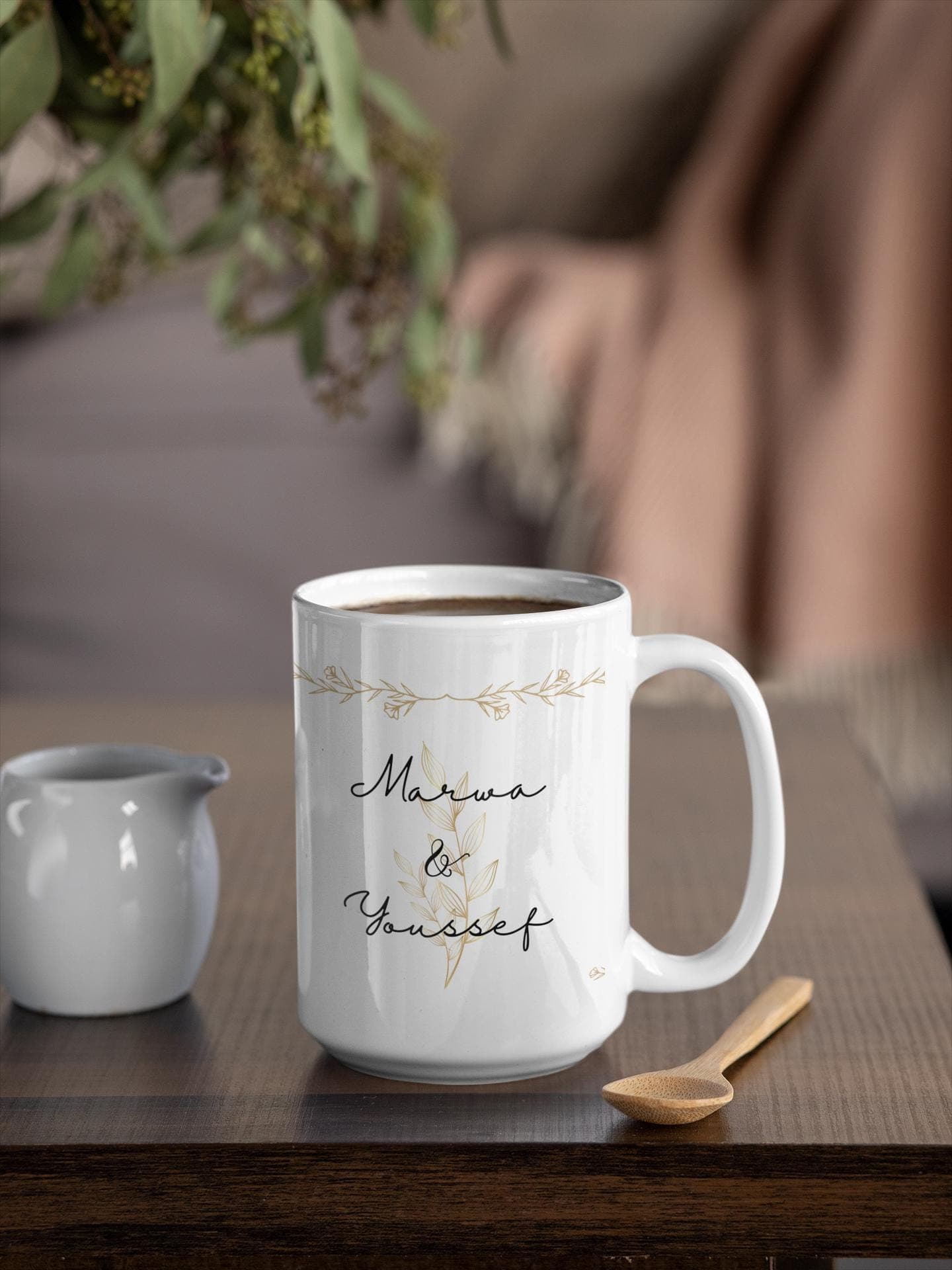 Personalized Islamic Mug, Custom Muslim Couple Gift ,Quran Quote Mug, Nikah Gift, Ramadan Eid Gift, Arabic Name Mug, Muslim Wedding - image 3