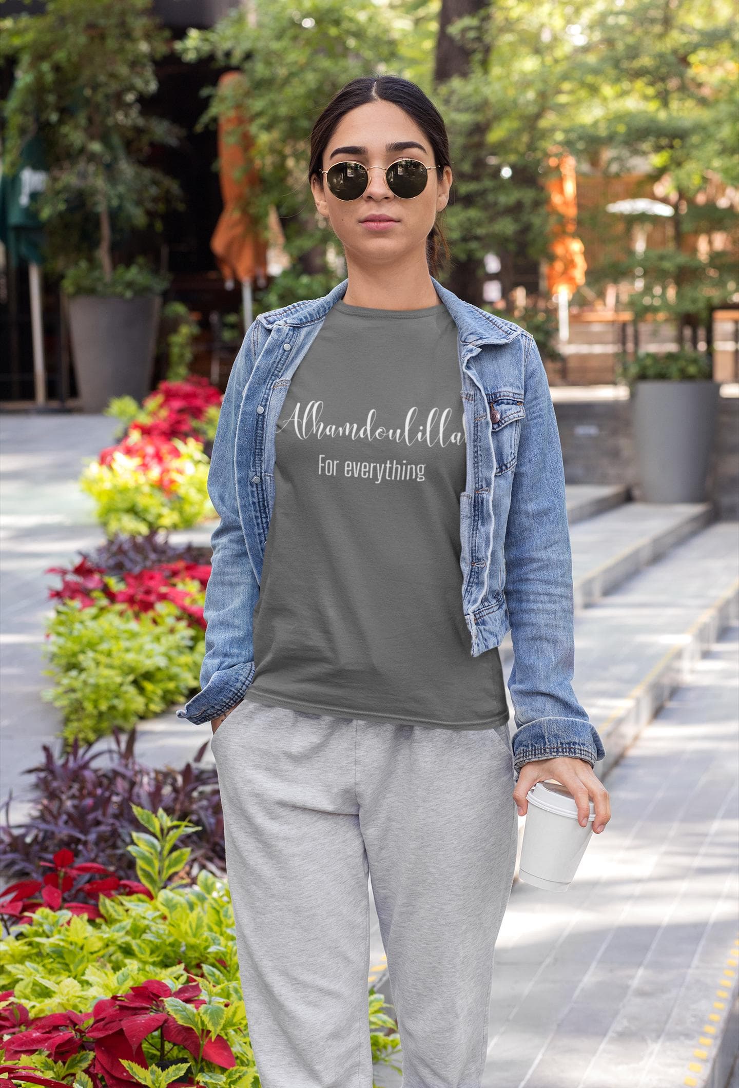 Alhamdoulillah for Everything T-Shirt, Islamic Shirt, Gratitude Muslim Tee, Eid moubarak, gift ,Free Shipping Europe - image 4