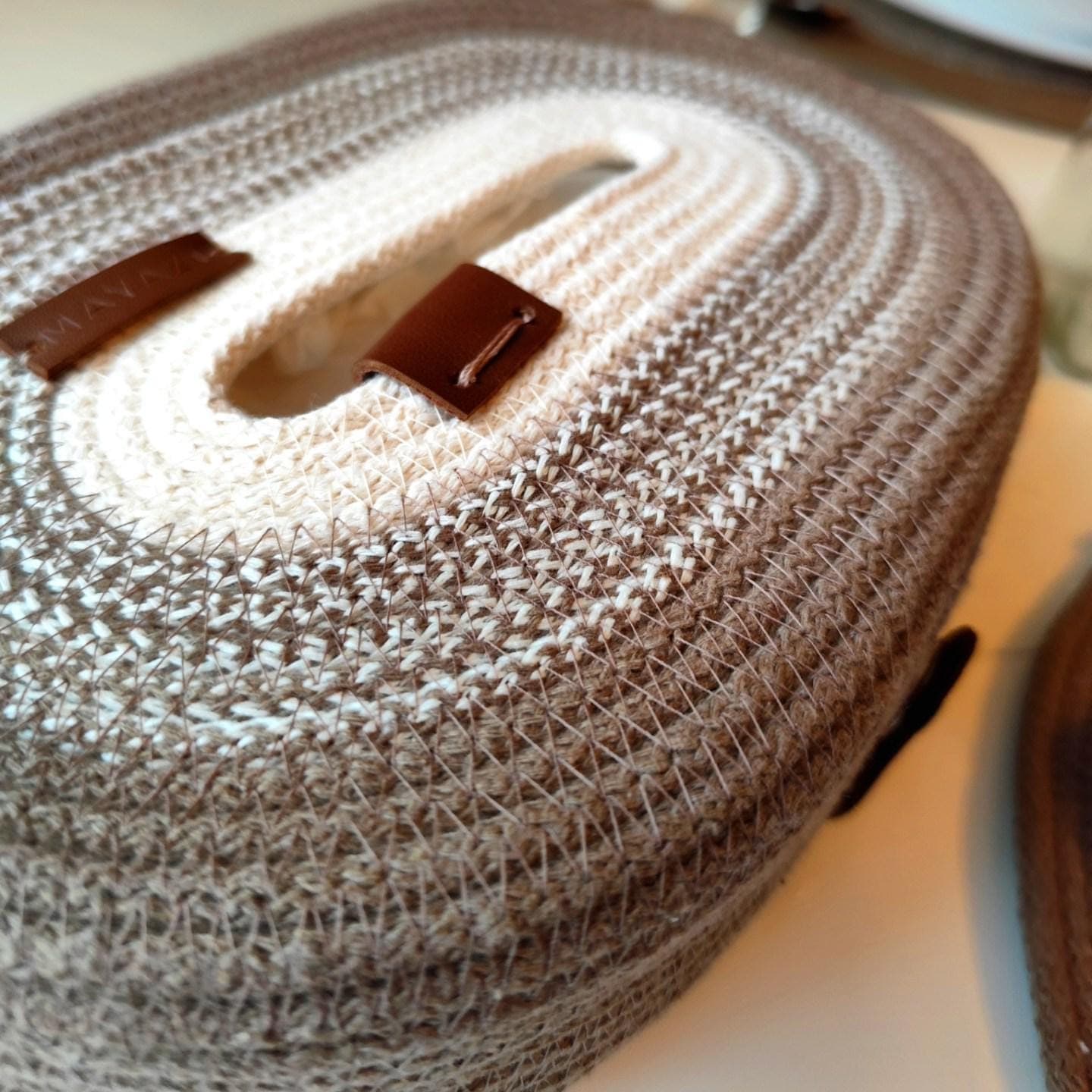 Handmade Rope Tableware Set – Placemats, Coasters & Napkin Holders – Neutral Cotton Home Decor for 2–12 Place Settings. Home Design - image 4