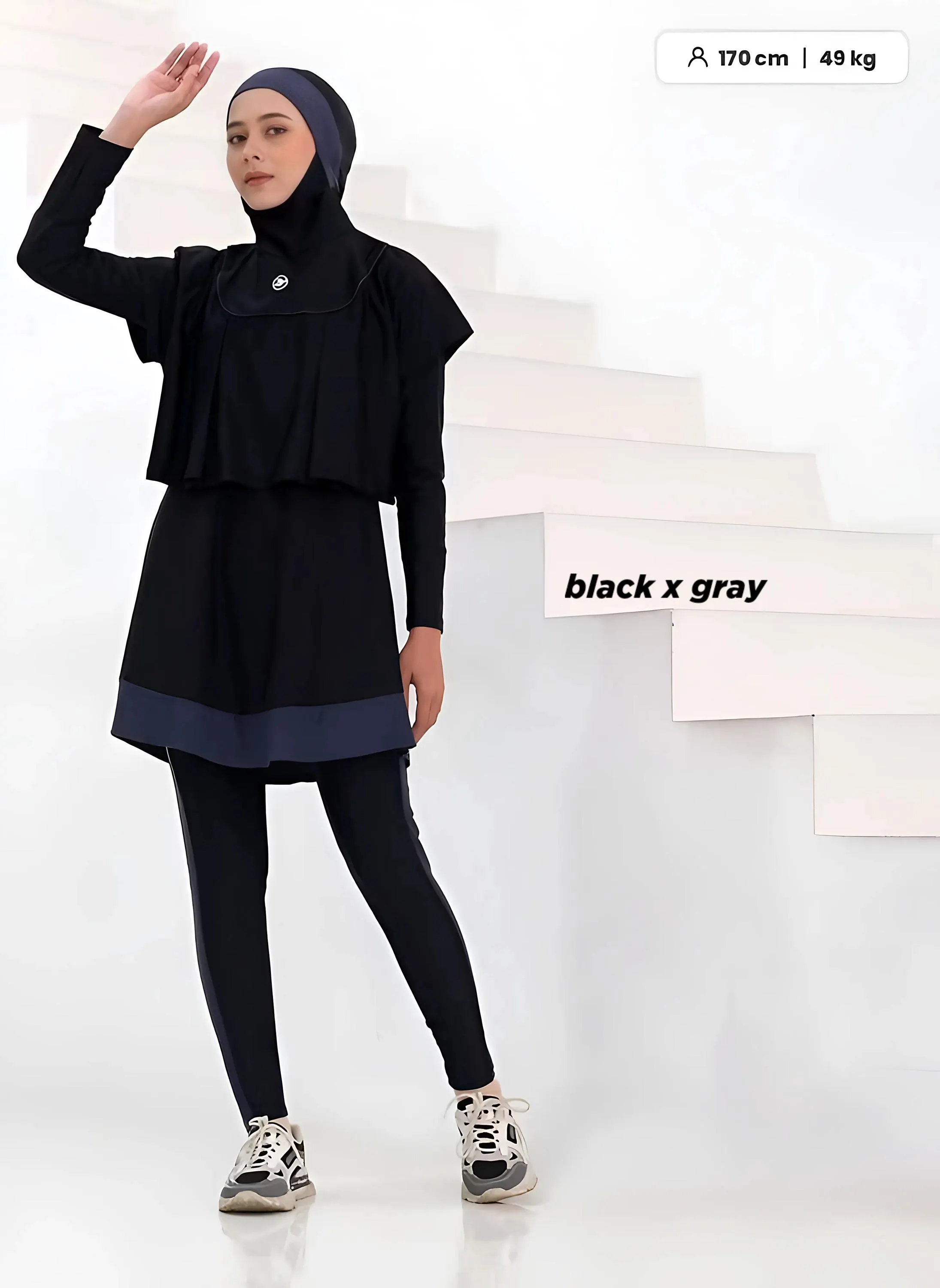 Modest Swimsuit Set: Islamic Swimwear with Bolero Hijab - image 5