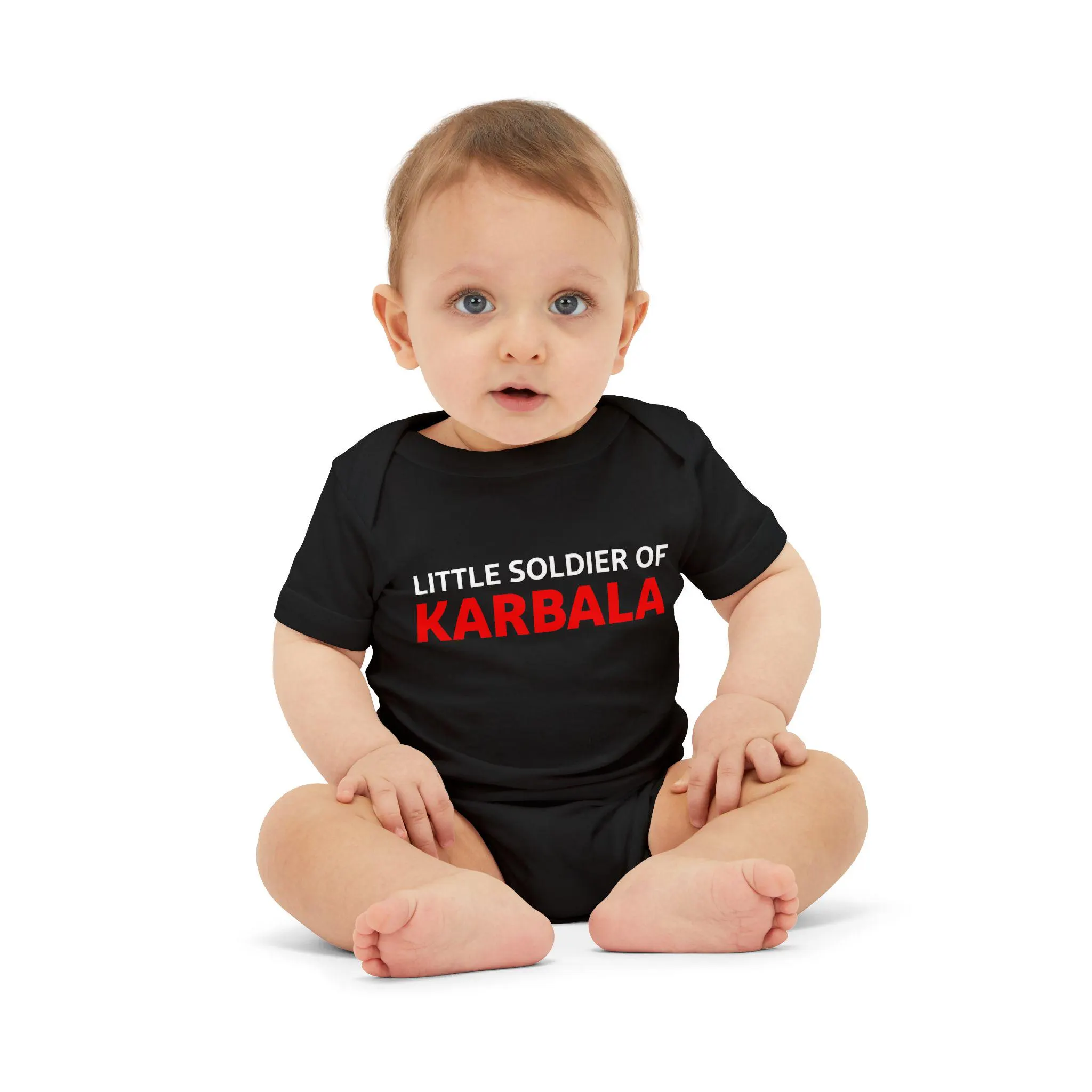 Little Soldier of Karbala Baby Onesie | Shia Muslim Infant Bodysuit | Muharram Ashura Arbaeen