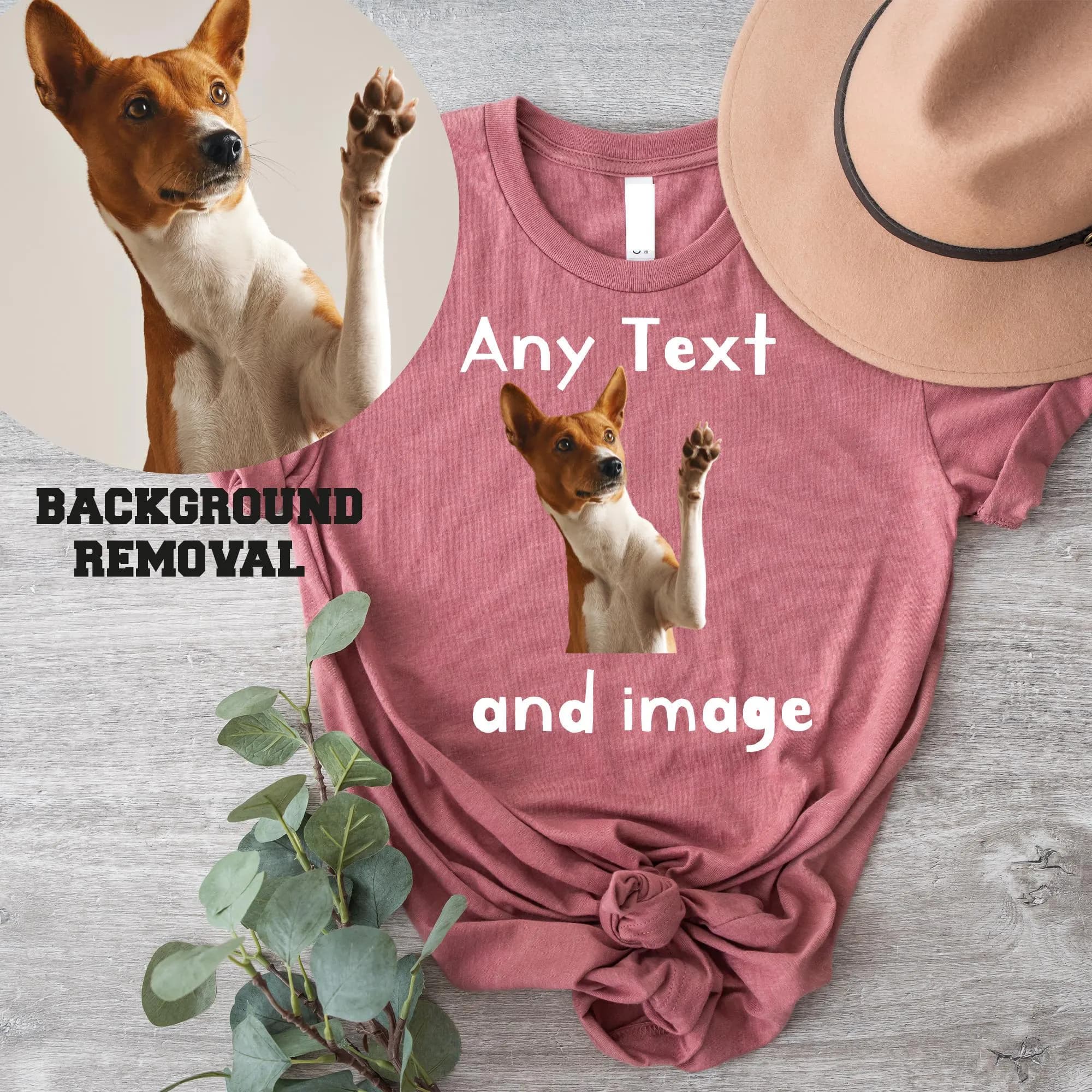Custom Photo Dog Dad Tshirt, Funny Fathers Day Gift, Custom Dad Shirt with Pet Face, Custom Dog Photo Shirt for Dog Dad, Dog Owner Gift - image 4