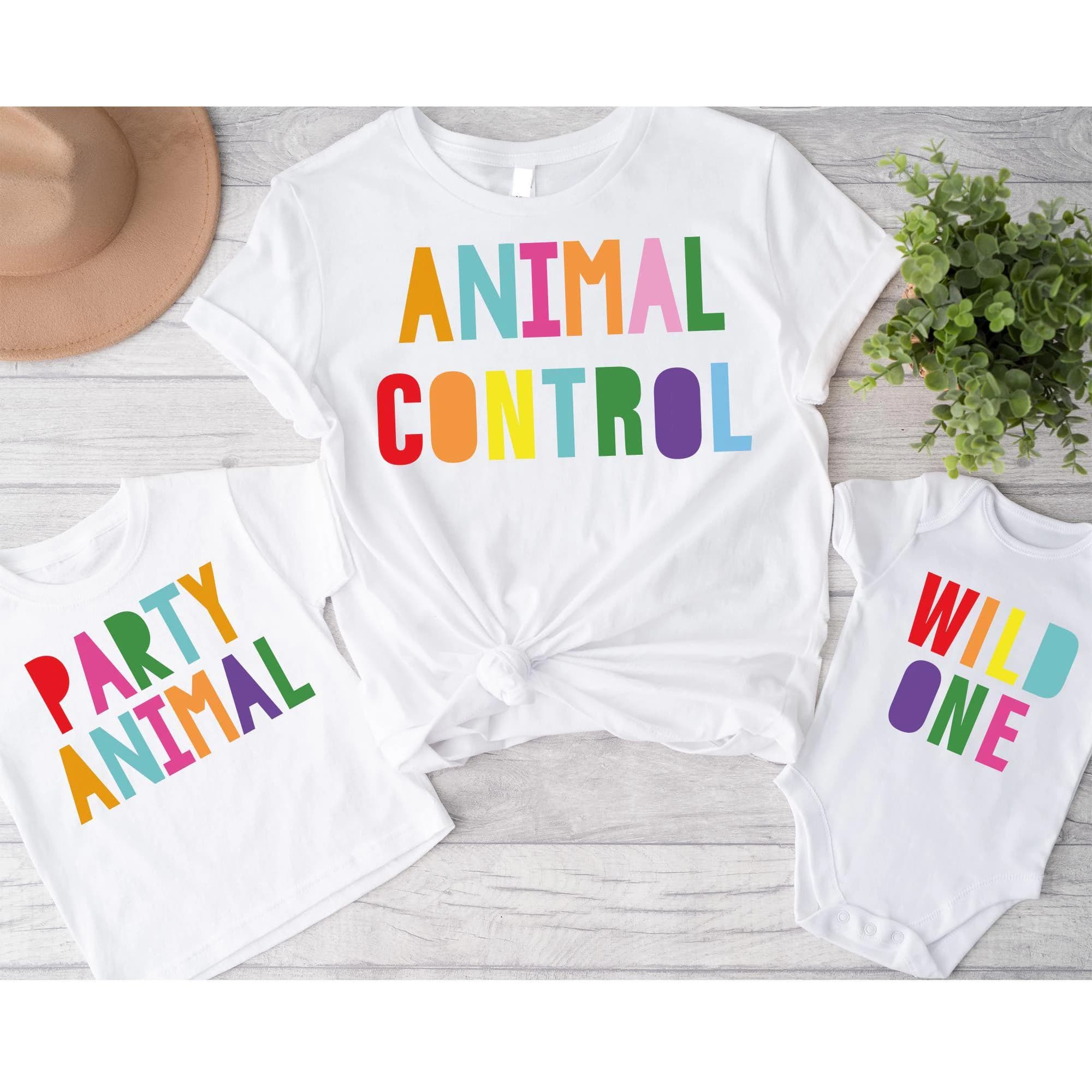 Party Animal Birthday Shirts: Jungle Safari Zoo Theme Outfit, Zoo Family Matching Tees, Party Animal Birthday Tee, Wild One - image 3