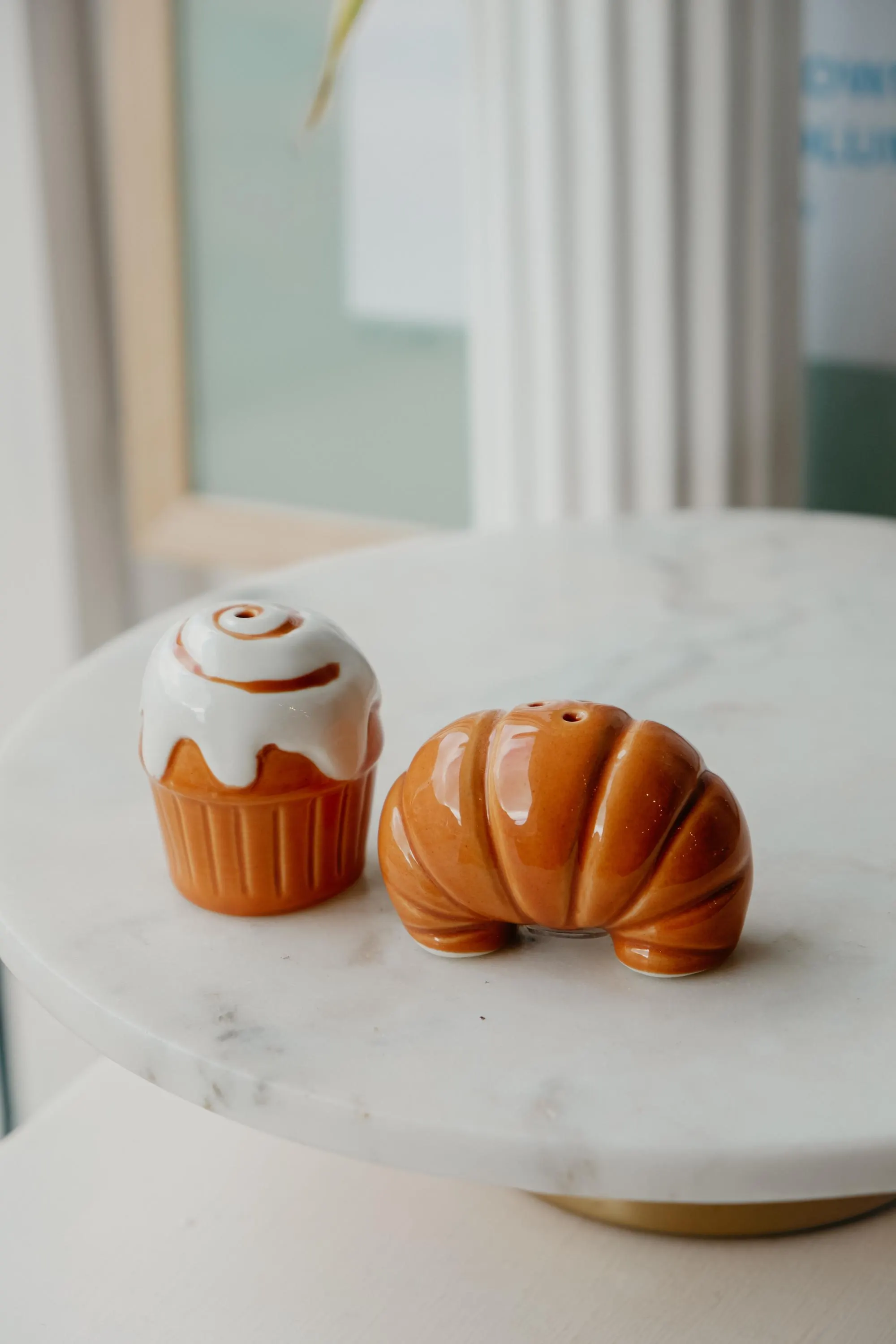 Bakery Pastry Salt and Pepper Shakers | Croissant Home Decor | Unique Gift for Coffee Lover | Cute Cafe Home Decor | Gifts for Cafe Lovers - image 3
