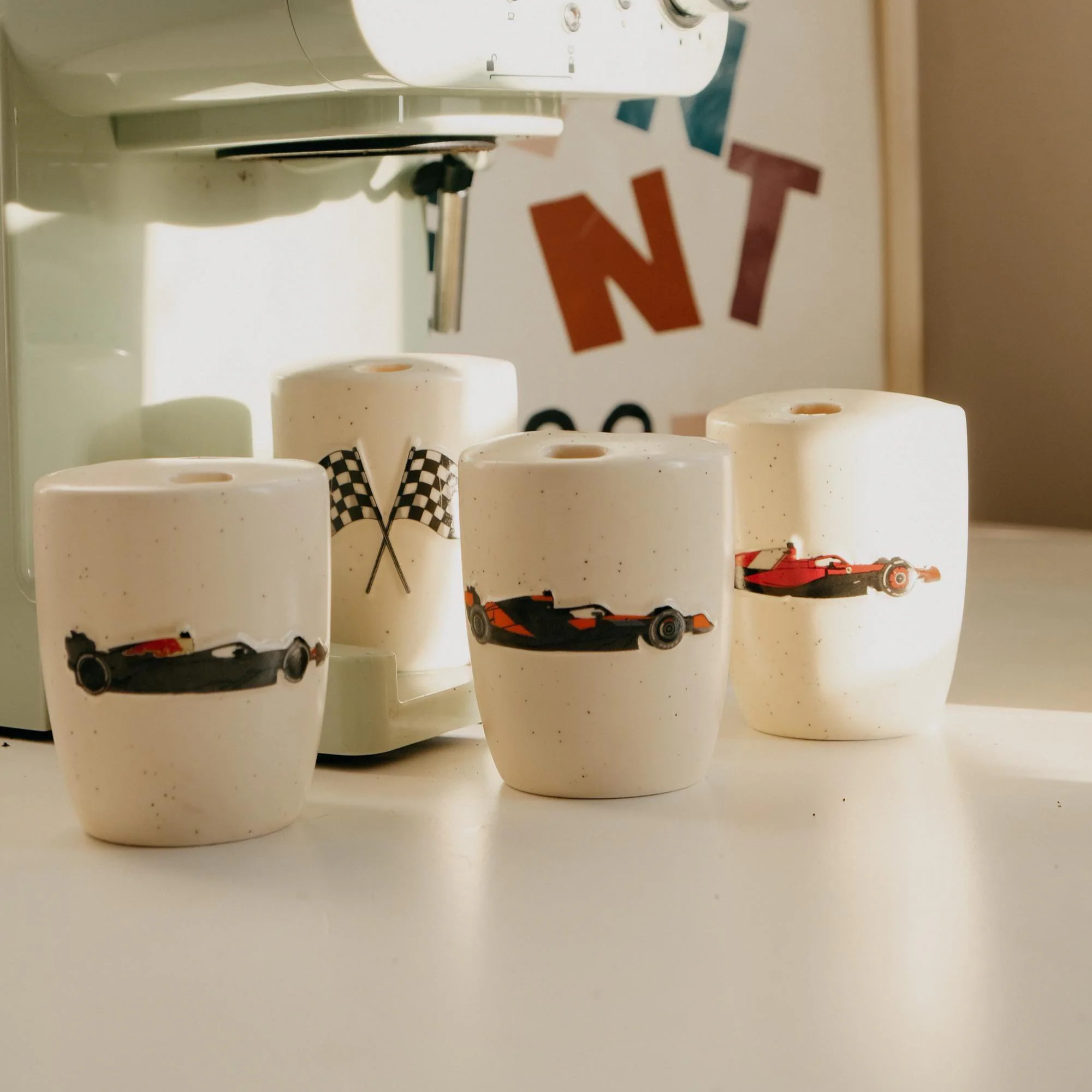 F1 Formula 1 Ceramic To-Go Mugs - 4 options | Lando Norris McLauren | Ferrari Coffee Cup | F1 Gifts | Formula One Gifting | Max Verstappen
