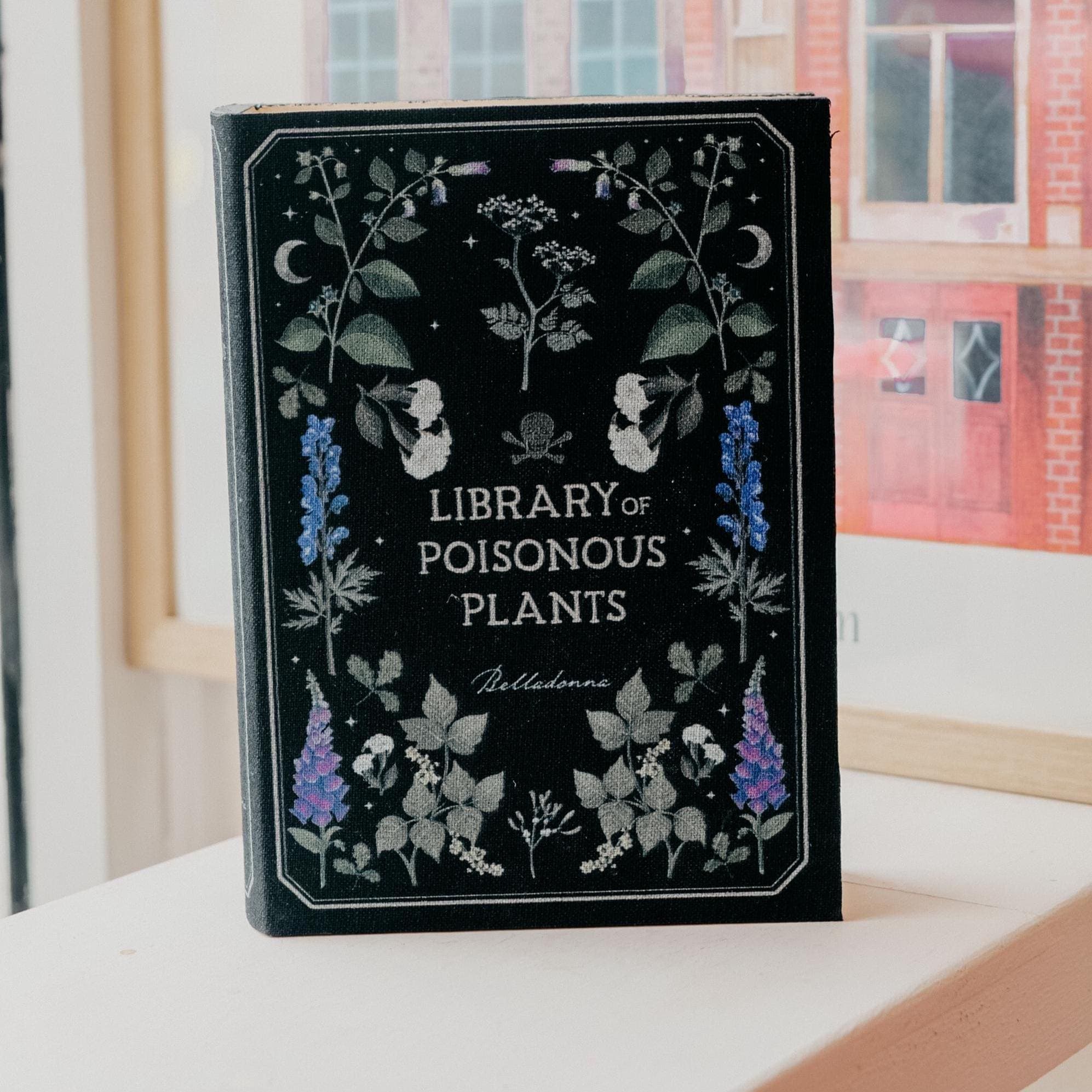 Library of Poisonous Plants Storage Book Decor | Booktok Home Decor | Gifts for Booklovers | Witch Spells Home Decor