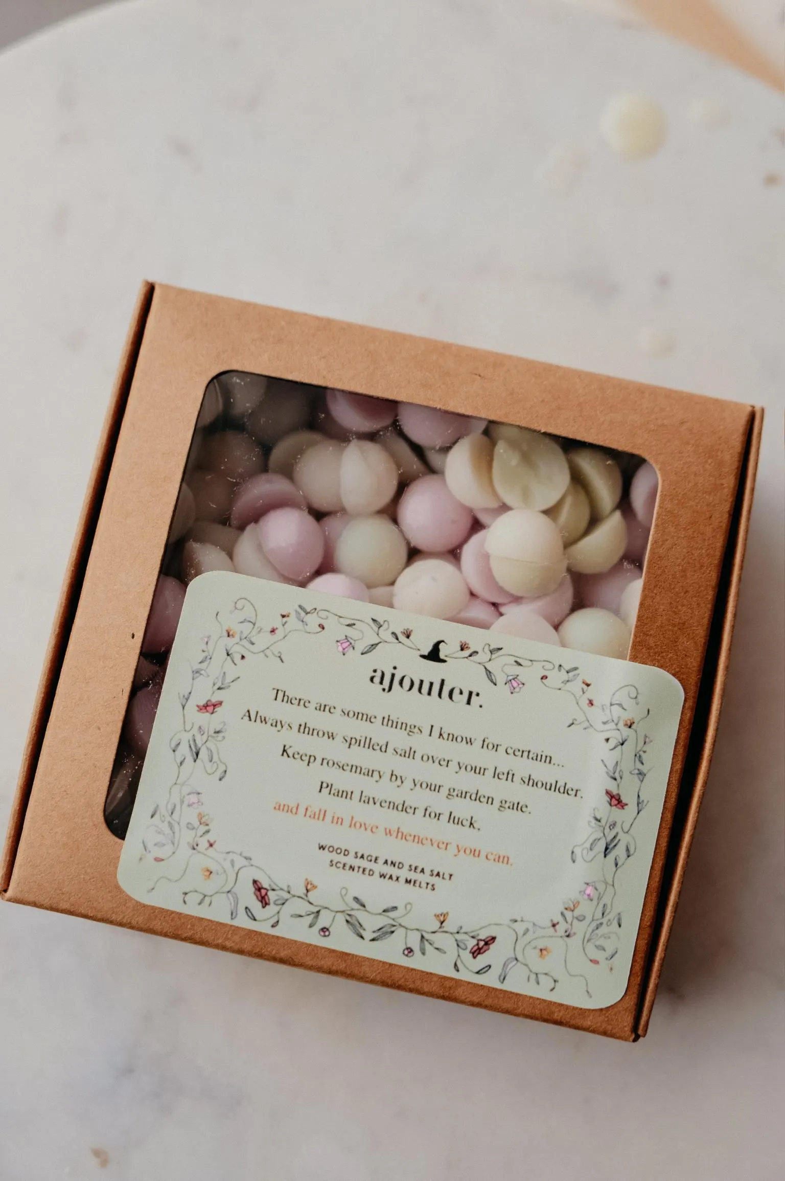 Practical Magic Wood Sage and Sea Salt Shimmer Wax Melts | Owens Sisters Apothecary | Practical Magic Spell Wax Melts - image 3