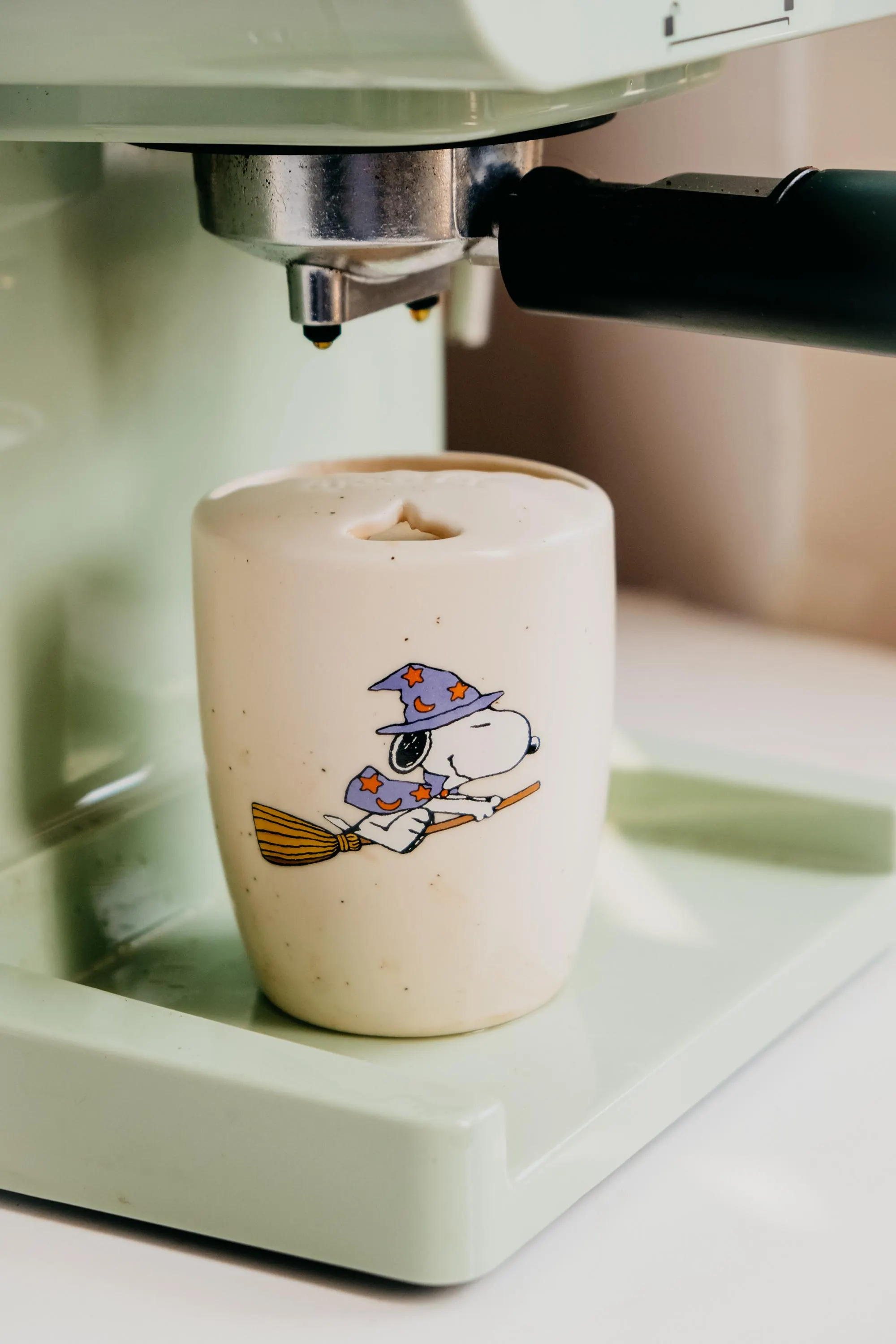 Snoopy Witch Halloween To-Go Ceramic Coffee Mug - image 3