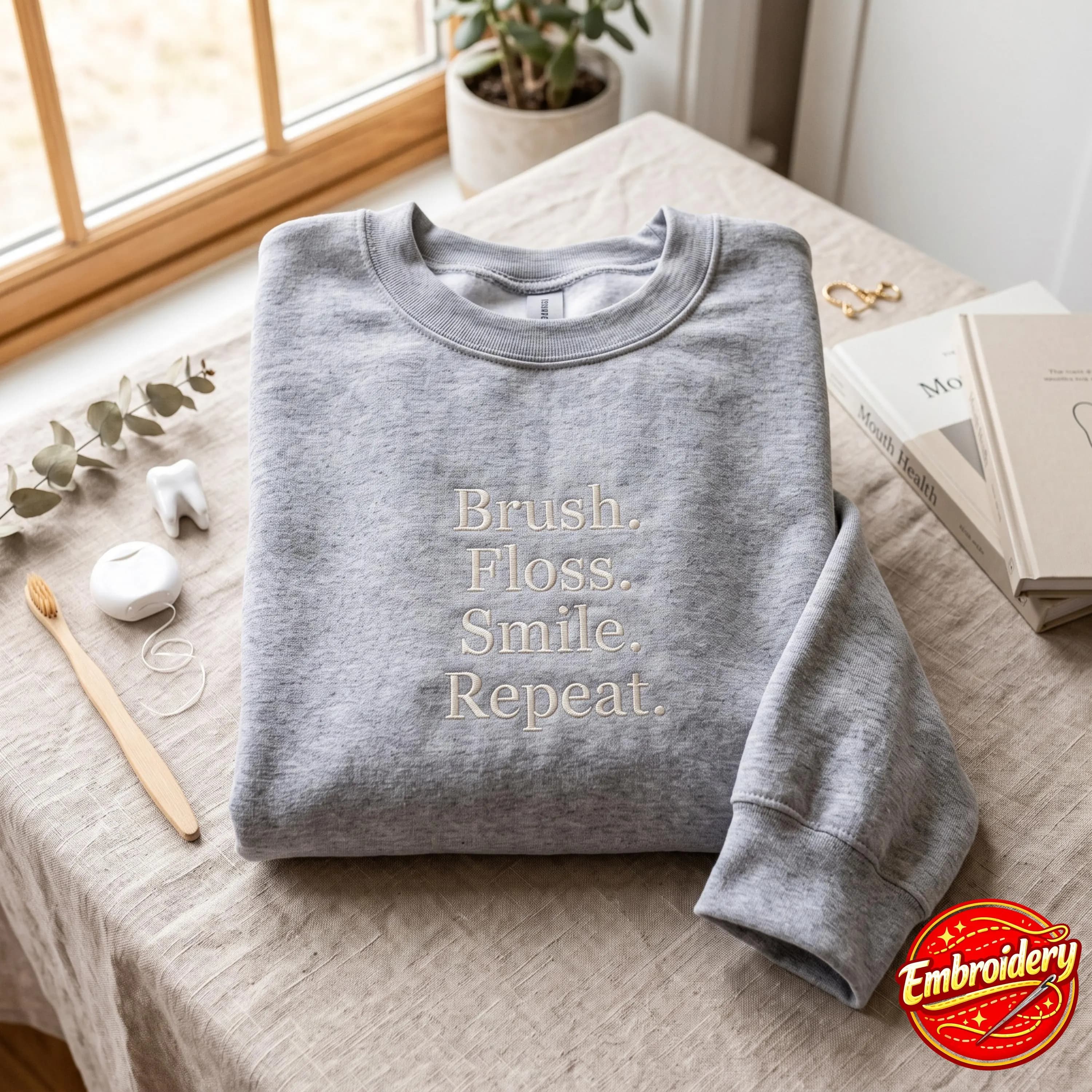 Embroidered Dental Assistant Sweatshirt, Dental Shirts, Dental Hygiene Gifts, Dental Assistant Gifts, Funny Dental Shirt, RDA Shirt