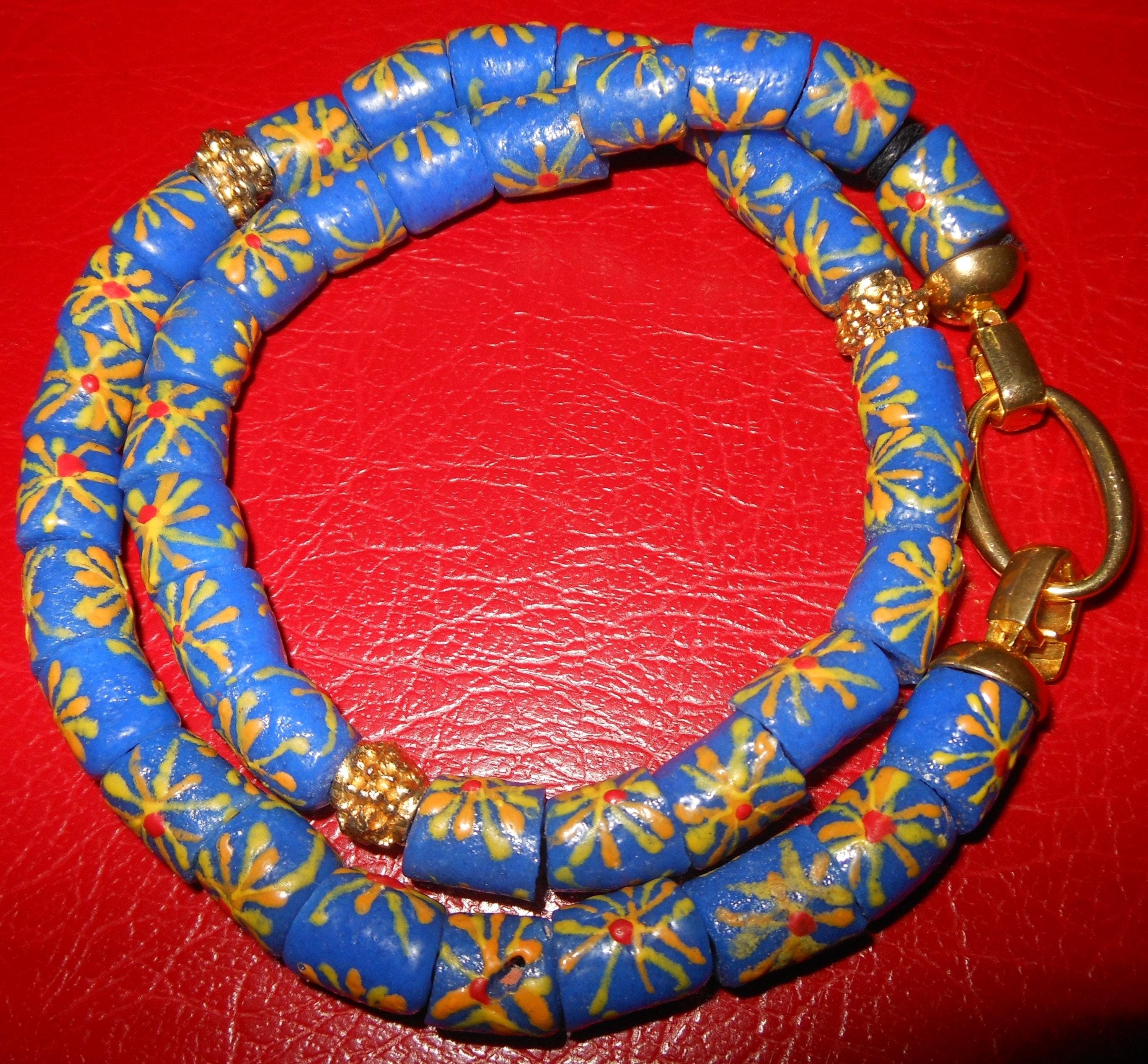 Collana di murrine - stile bizantino - gioiello artigianale unisex donna uomo - conterie - image 4