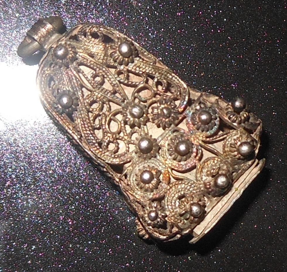 Kabyle Arabic Islamic Hand Made Filigree Pendant - image 5
